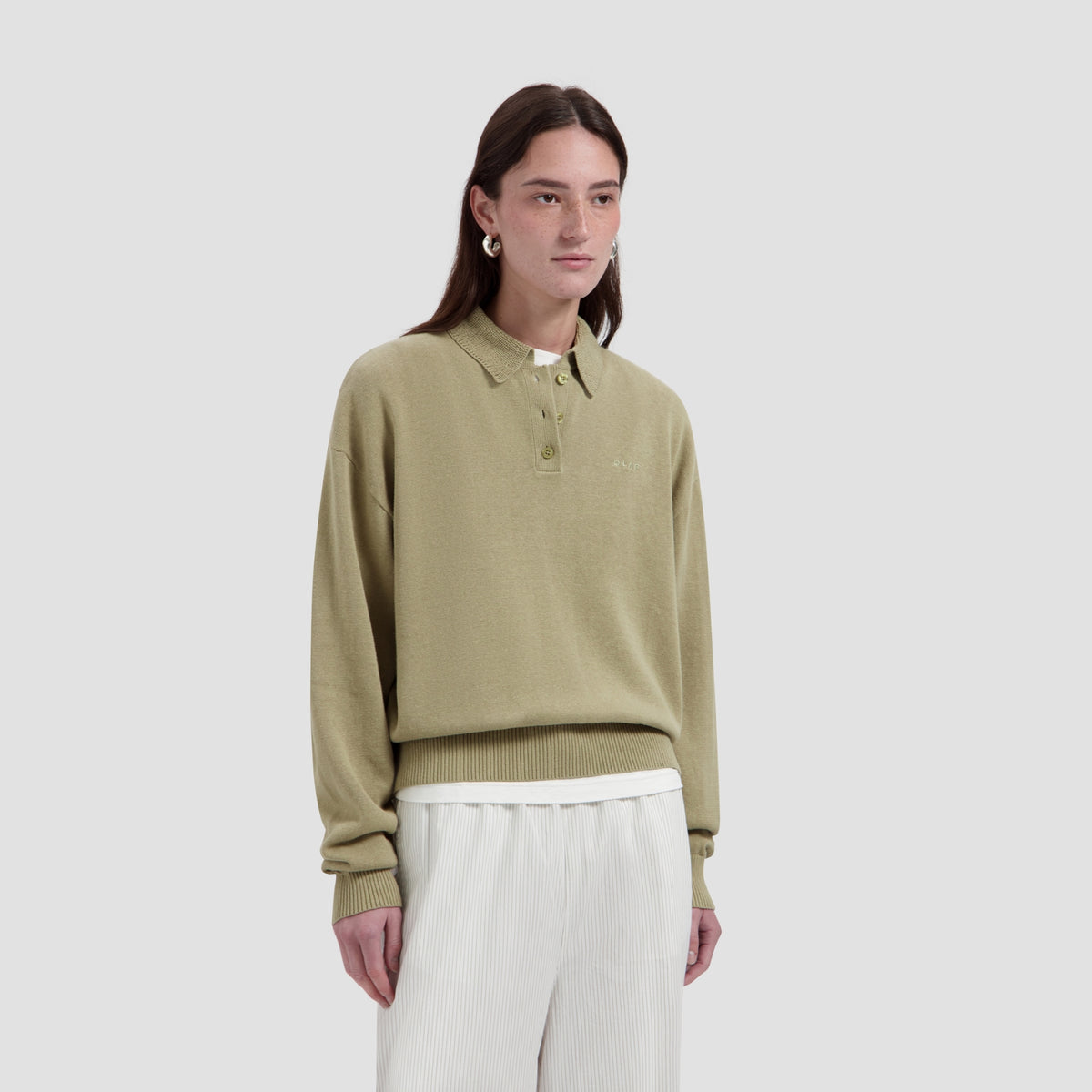 LINEN KNIT POLO | TREEHOUSE