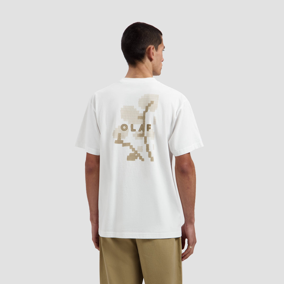 FELTED WATERCREST TEE | OPTICAL WHITE