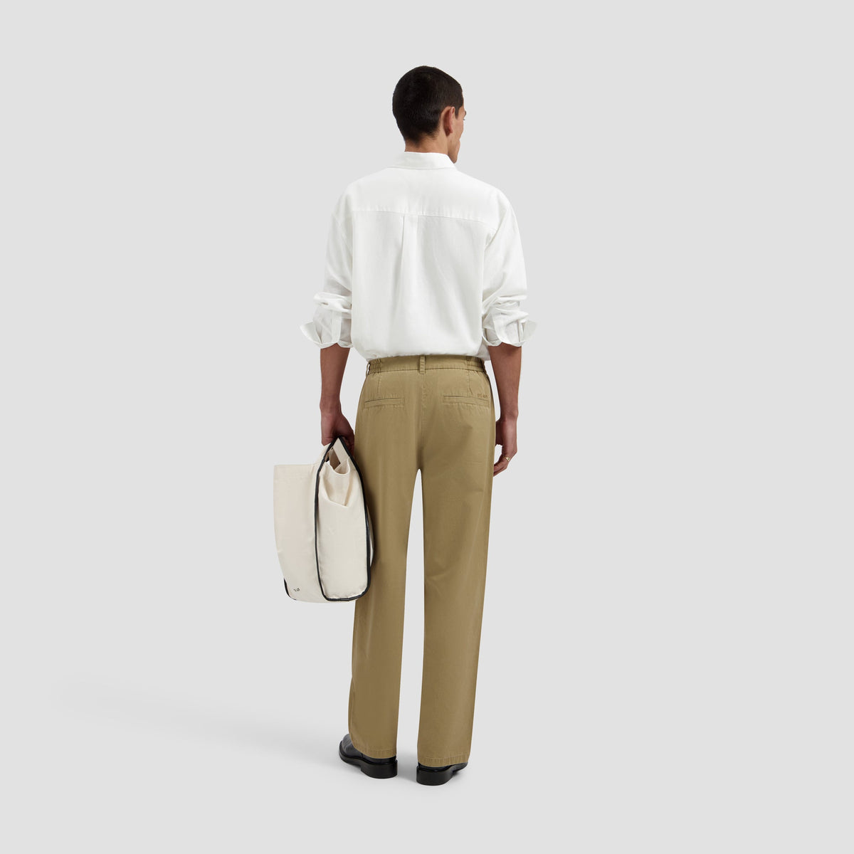 HERRINGBONE PLEATED PANTS | TREEHOUSE