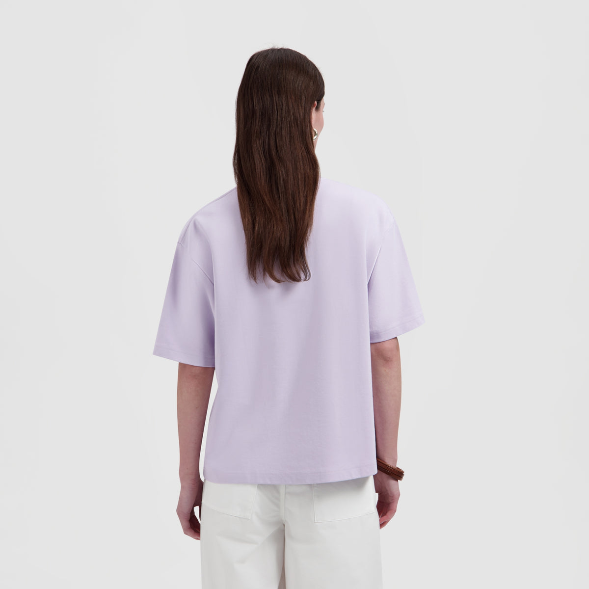 DOTTED RETRO LOGO TEE | PURPLE