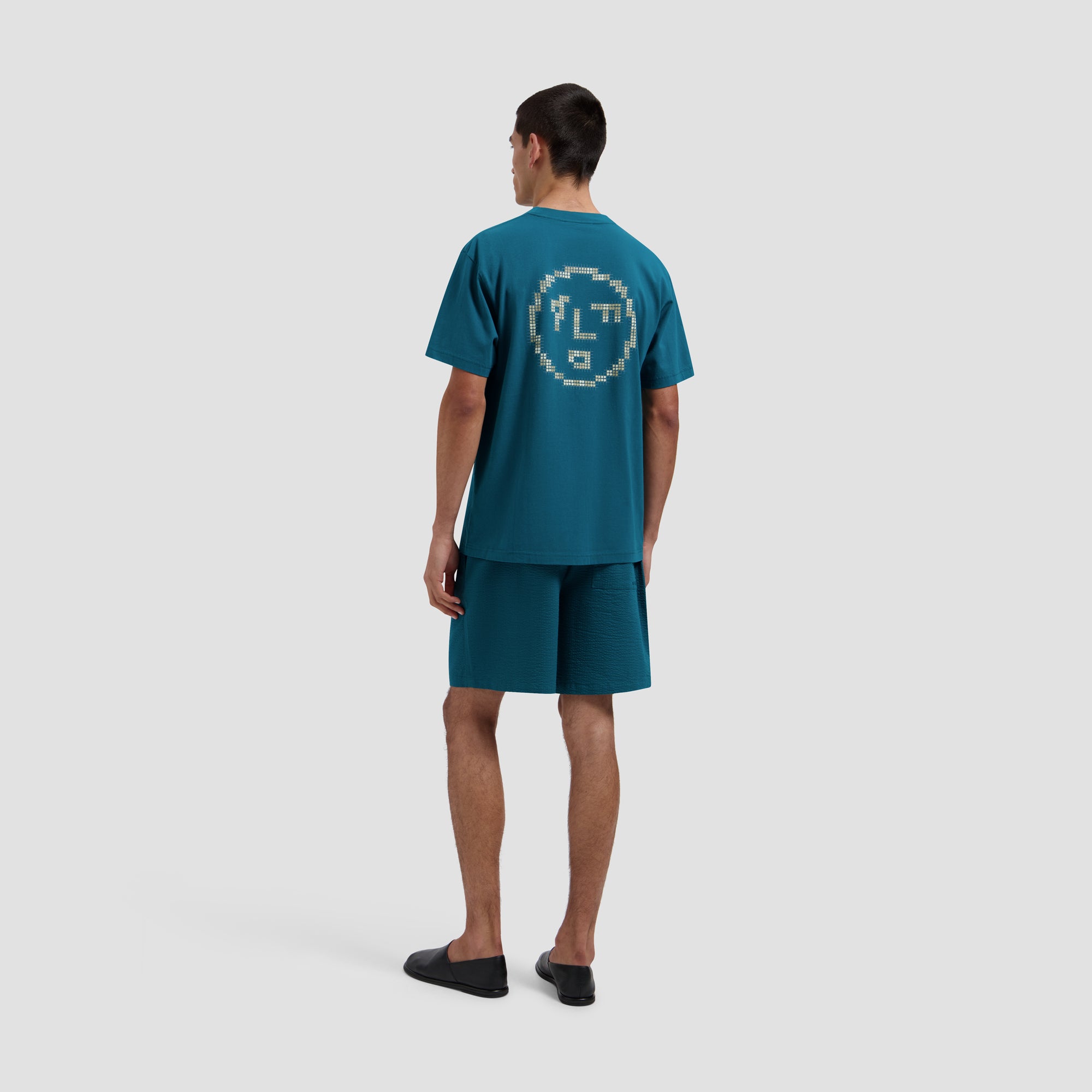Dotted Face Tee - Gulf Coast