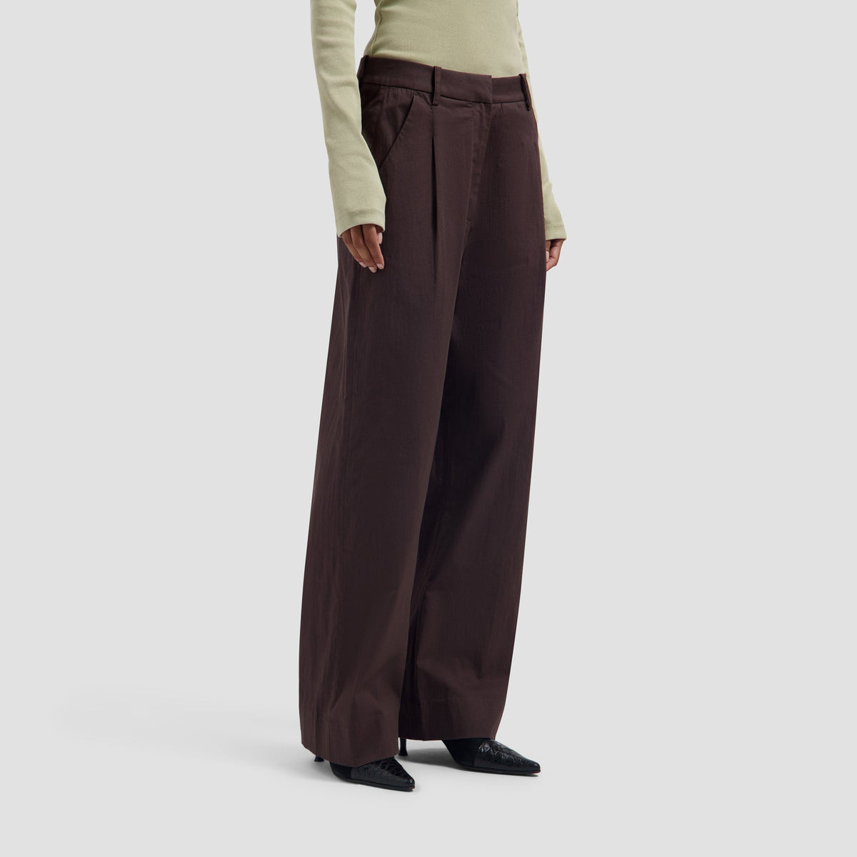 TAILORED TROUSERS | CHOCOLATE PLUM