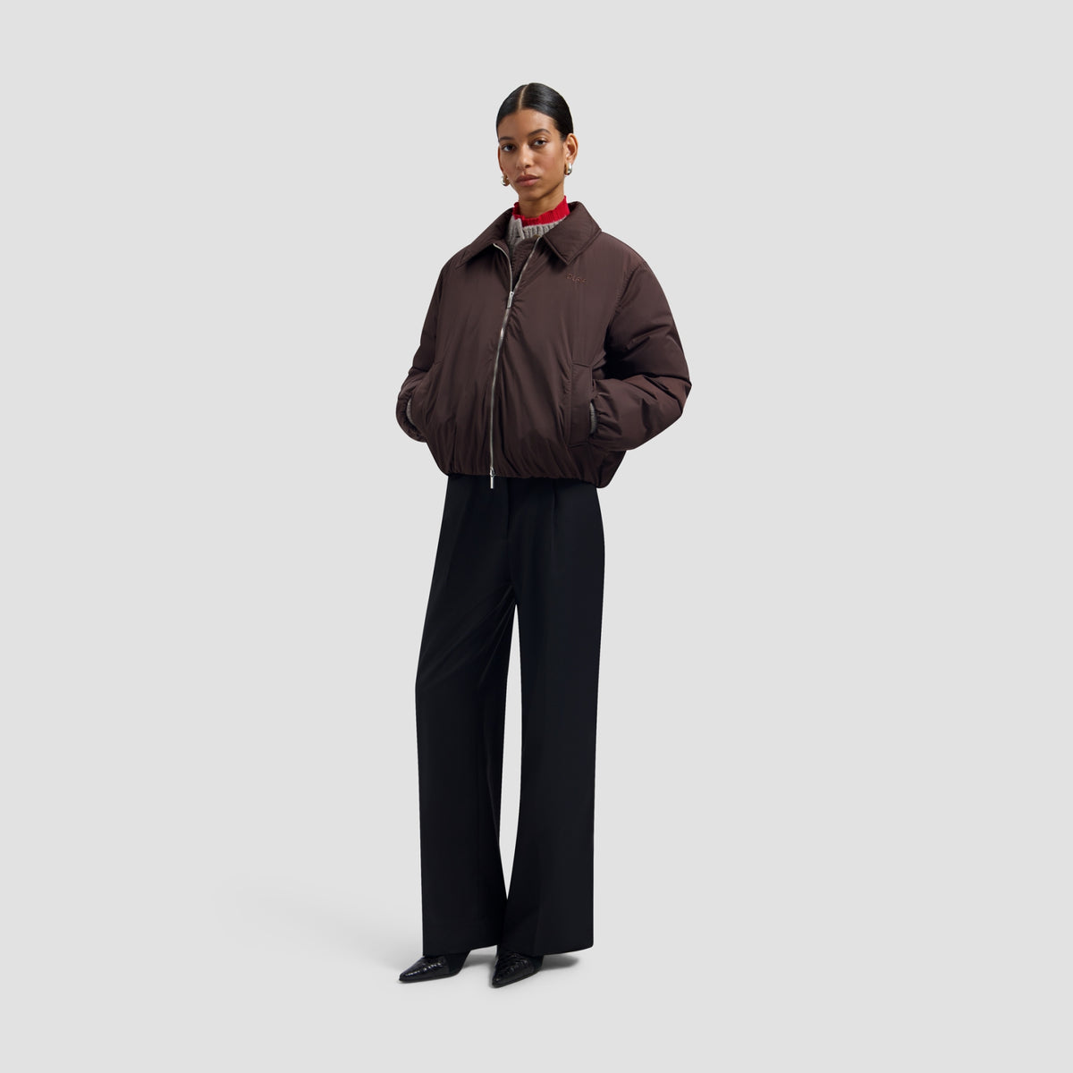 PADDED JACKET | CHOCOLATE PLUM