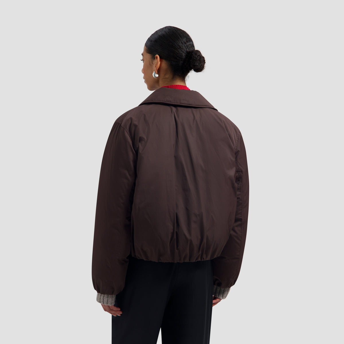 PADDED JACKET | CHOCOLATE PLUM