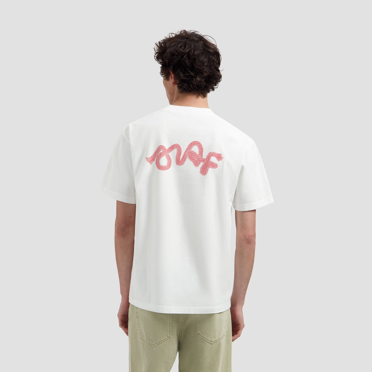 LASSO SIGNATURE TEE | OPTICAL WHITE