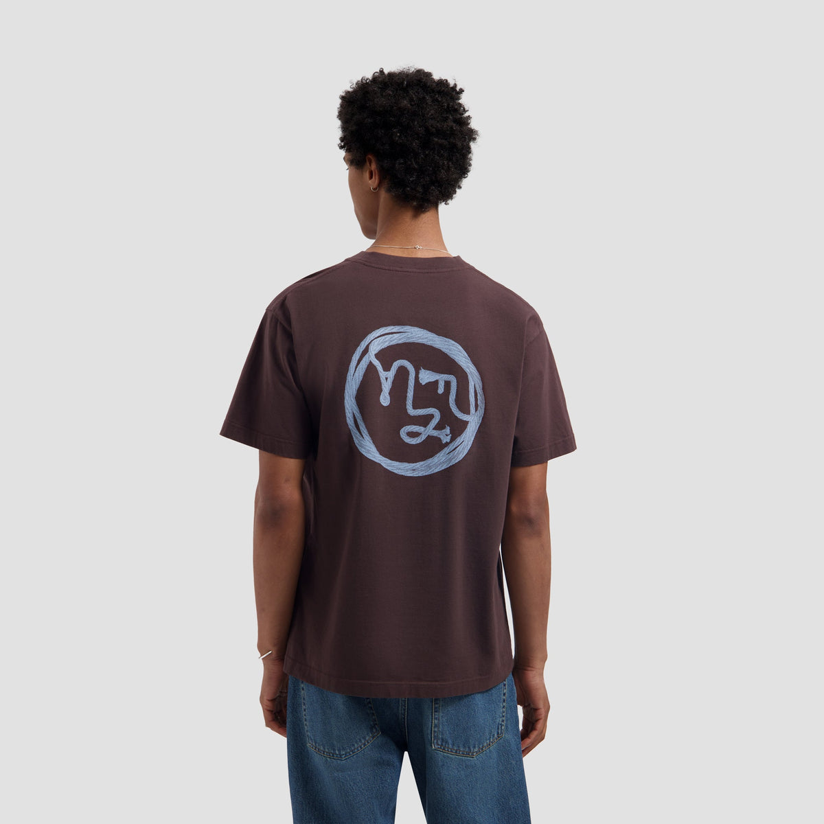 LASSO FACE TEE | CHOCOLATE PLUM