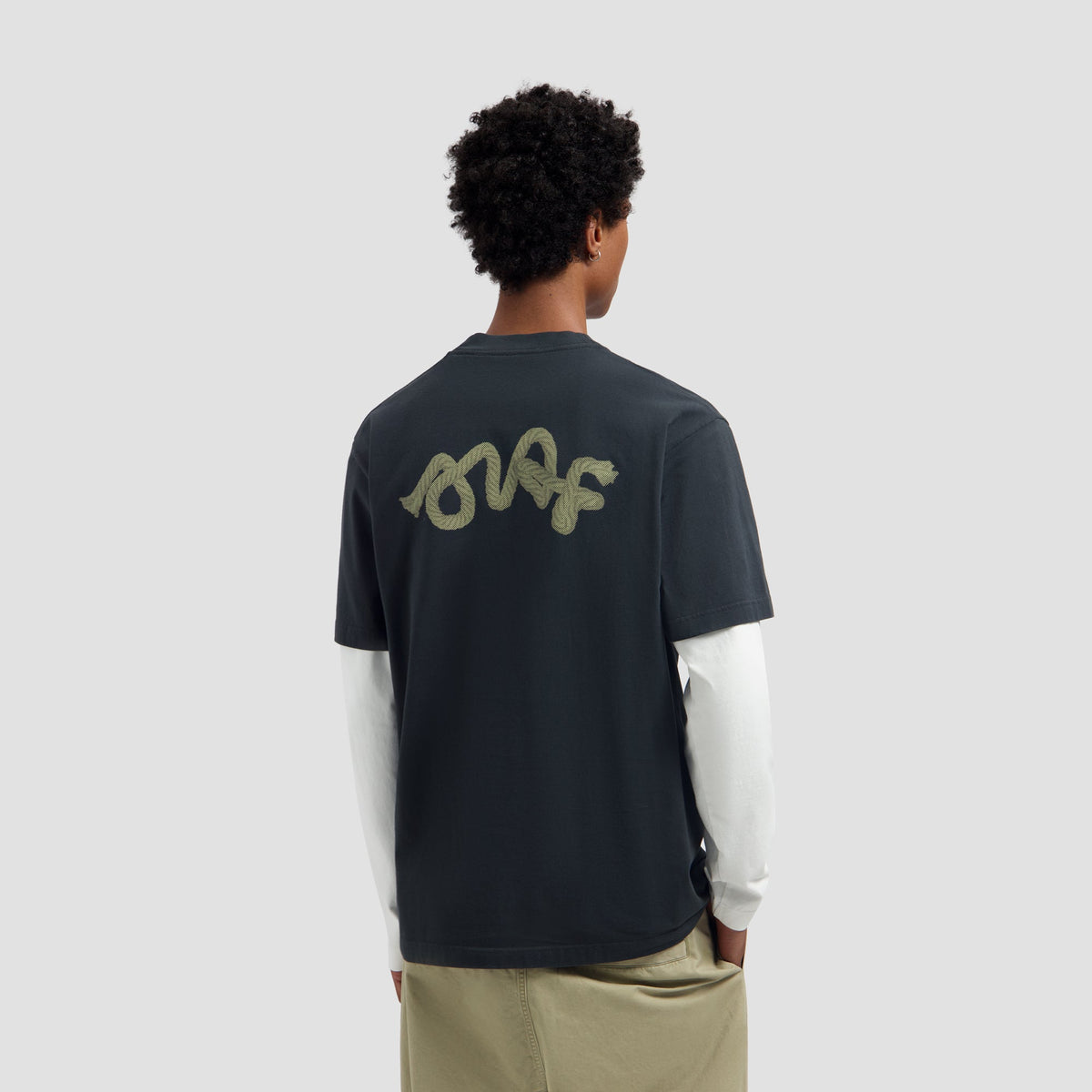 LASSO SIGNATURE TEE | CHARCOAL