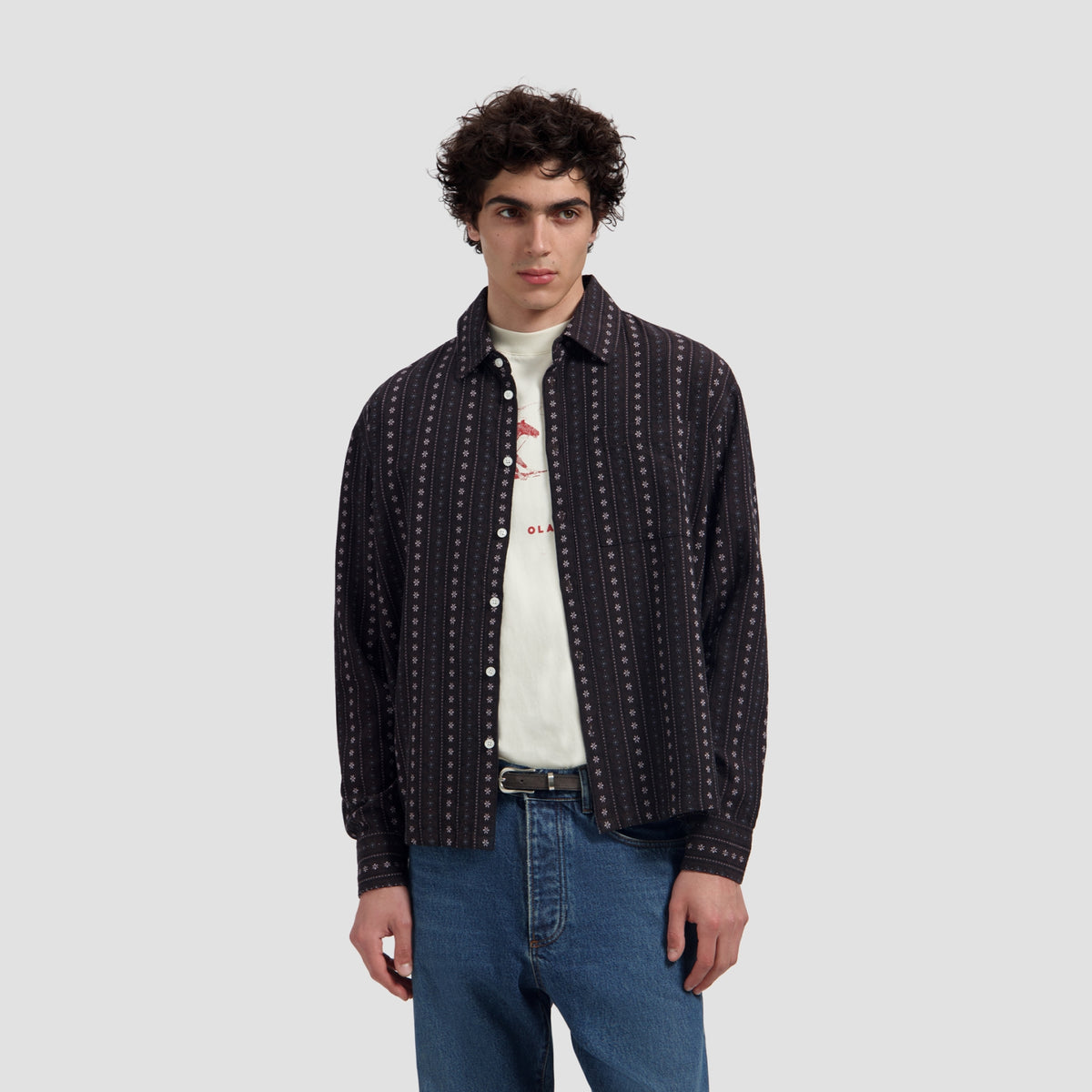 COWBOY BOXY SHIRT | CHOCOLATE PLUM