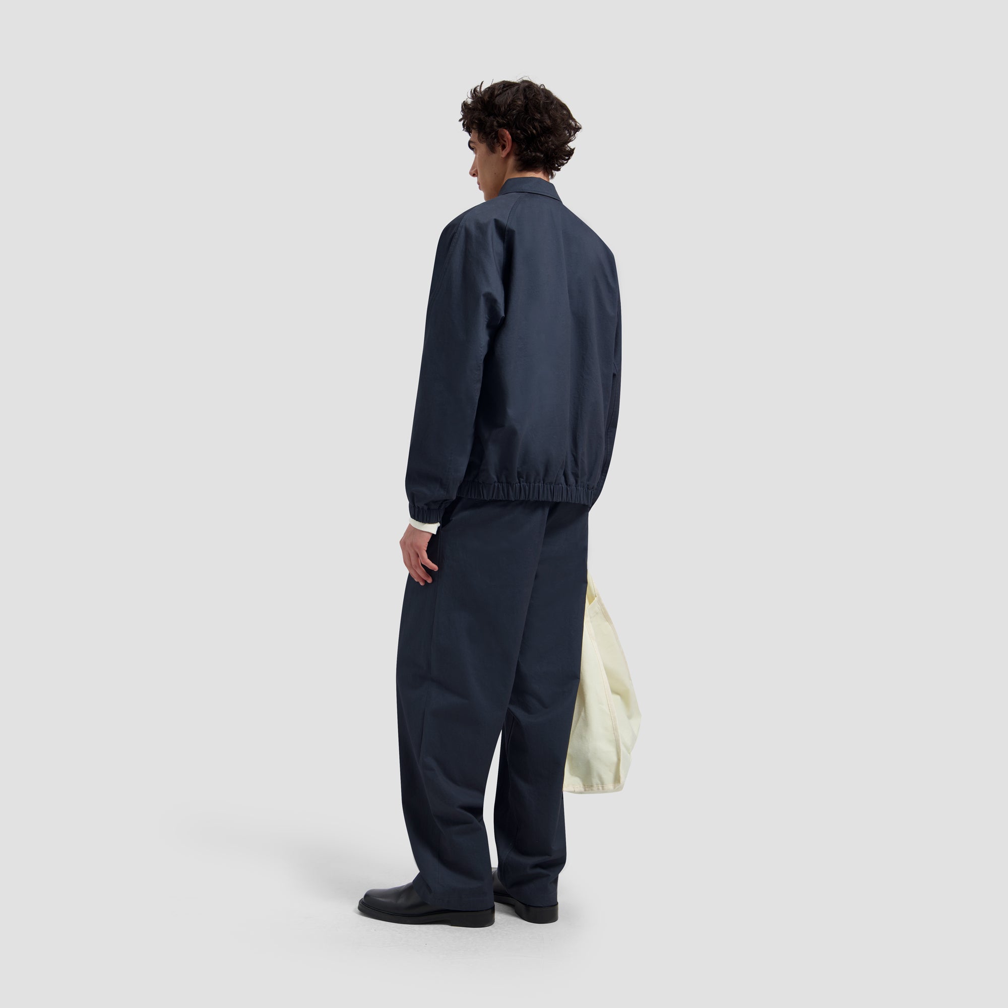 Washed Coach Jacket - Navy
