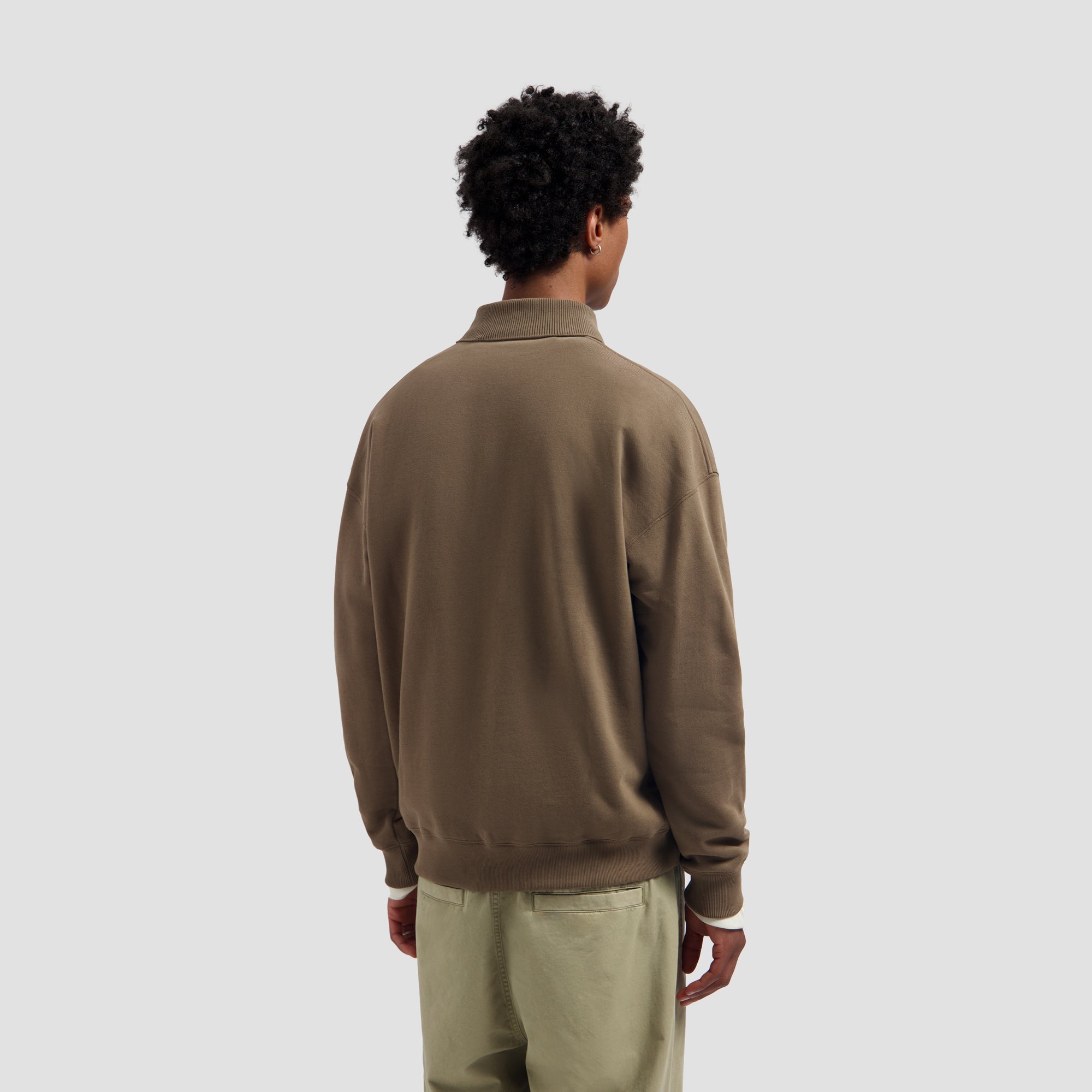 Signature Oversized Polo - Chocolate Chip