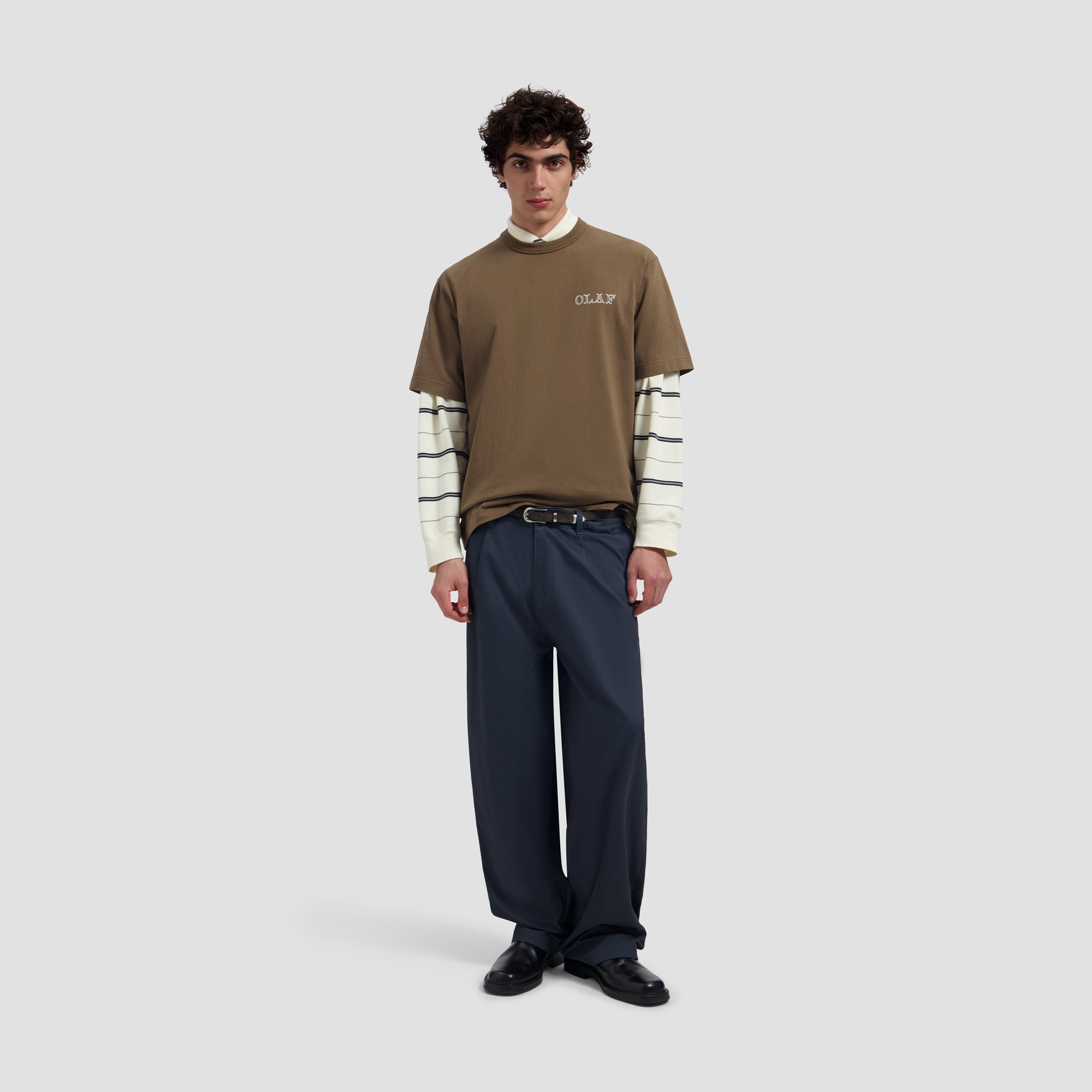 Western Logo Tee - Chocolate Chip
