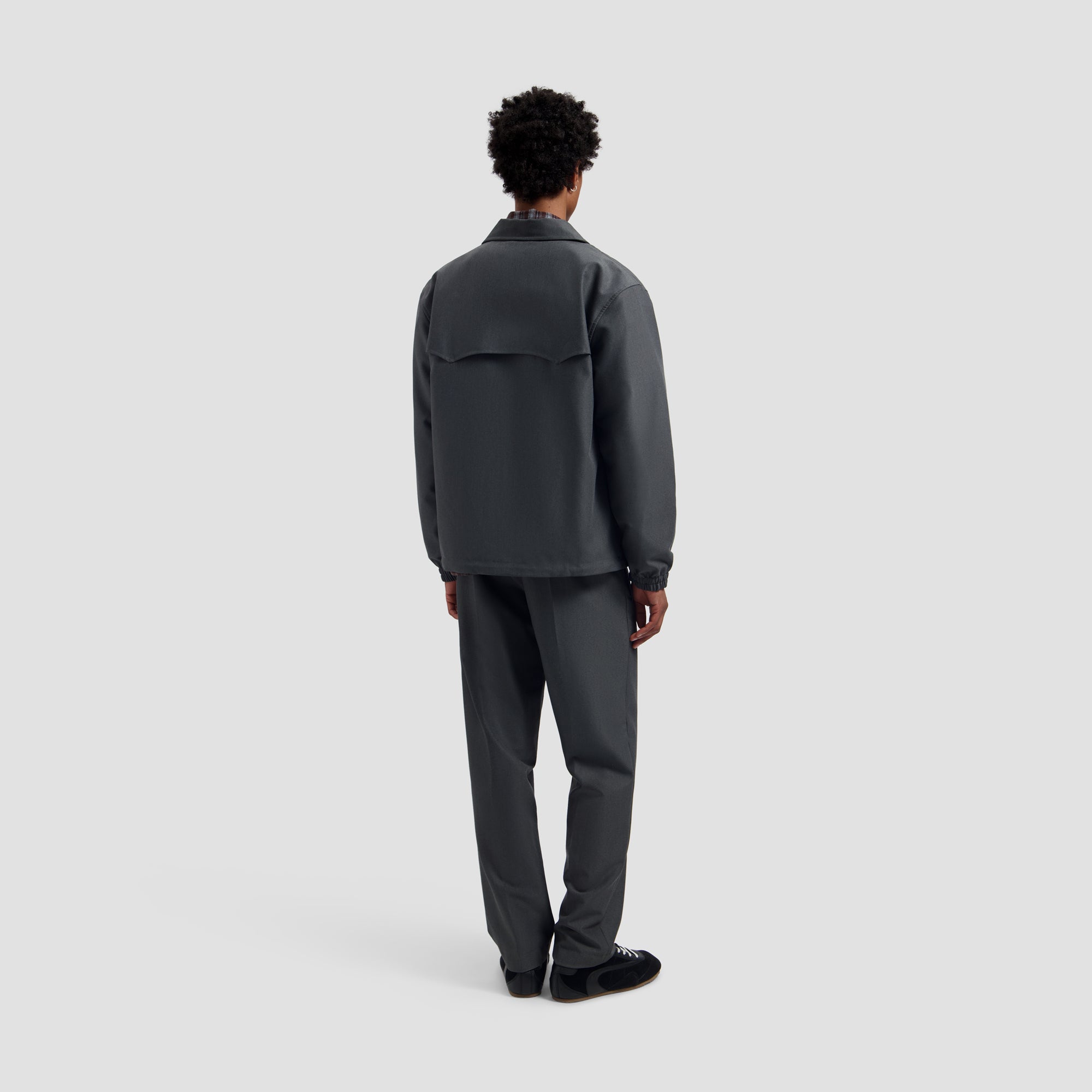 Western Coach Jacket - Charcoal