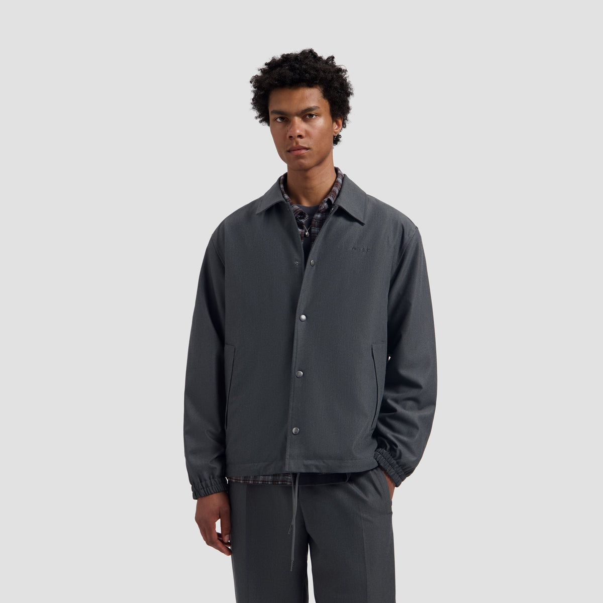 WESTERN COACH JACKET | CHARCOAL