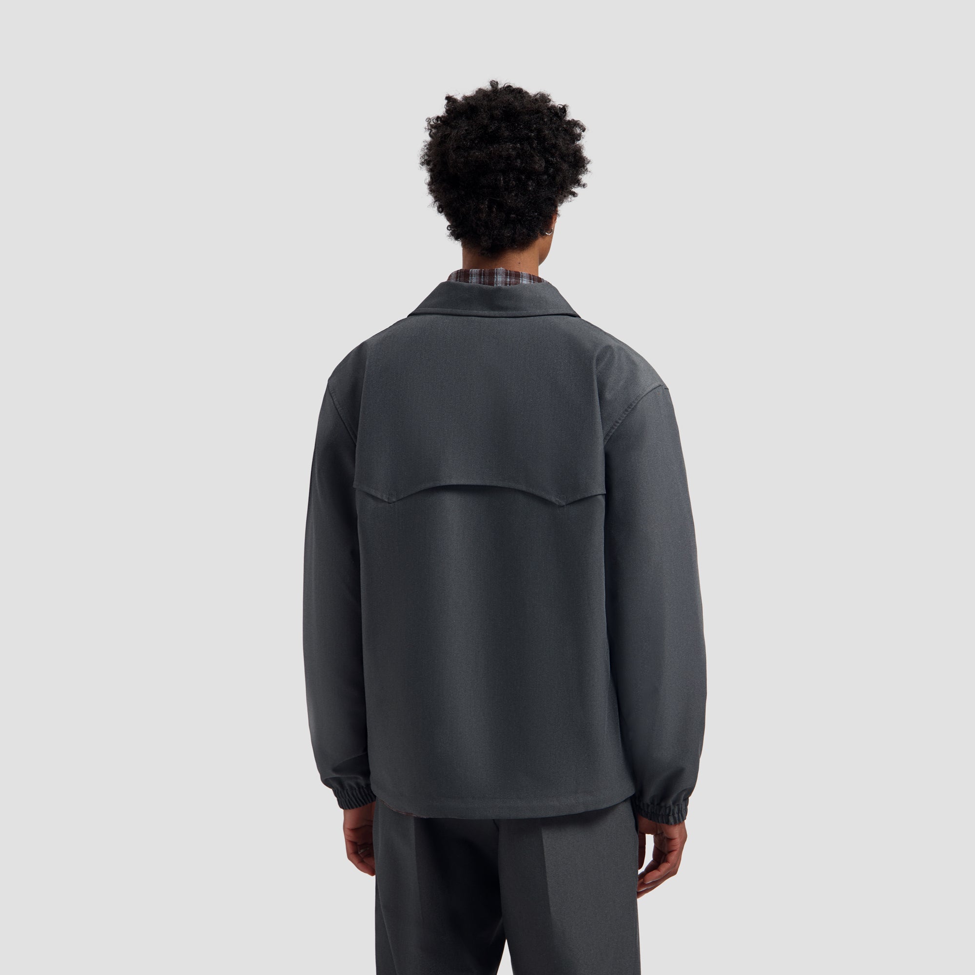 Western Coach Jacket - Charcoal