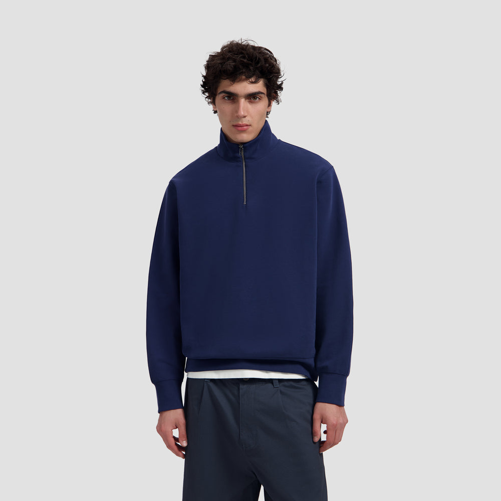 Essential Half Zip Sweat - Naval Academy