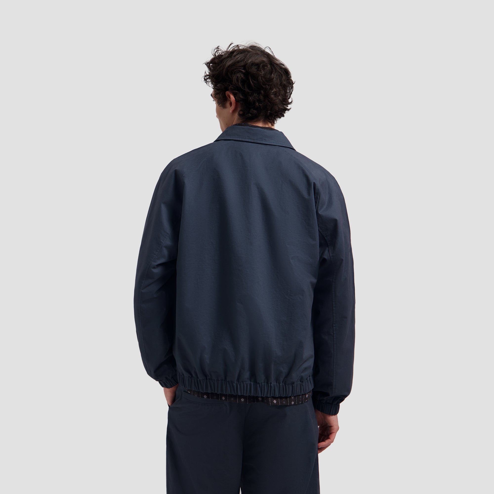 Washed Coach Jacket - Navy