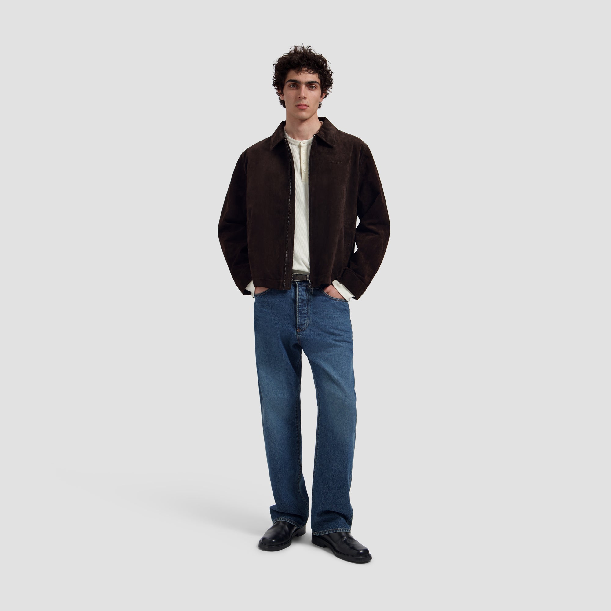 Suede Jacket - Chocolate Plum