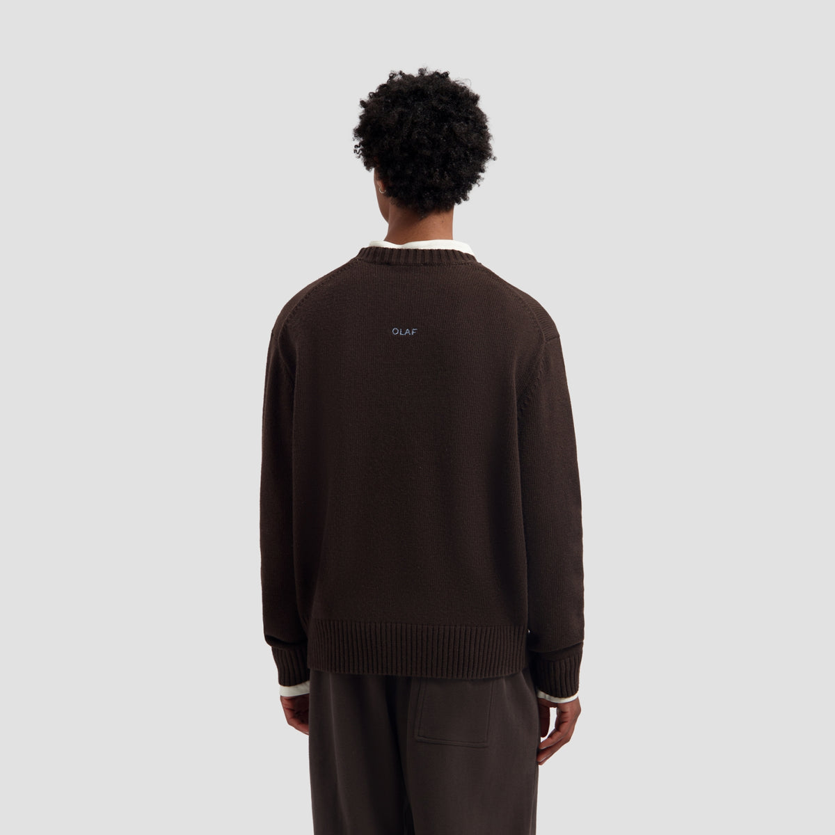 ESSENTIAL KNITTED CREWNECK | CHOCOLATE PLUM