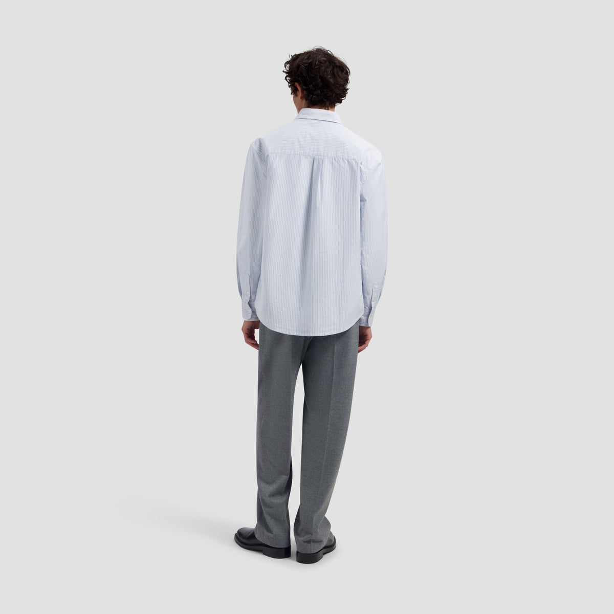 REGULAR PLEATED PANT | SHARKSKIN