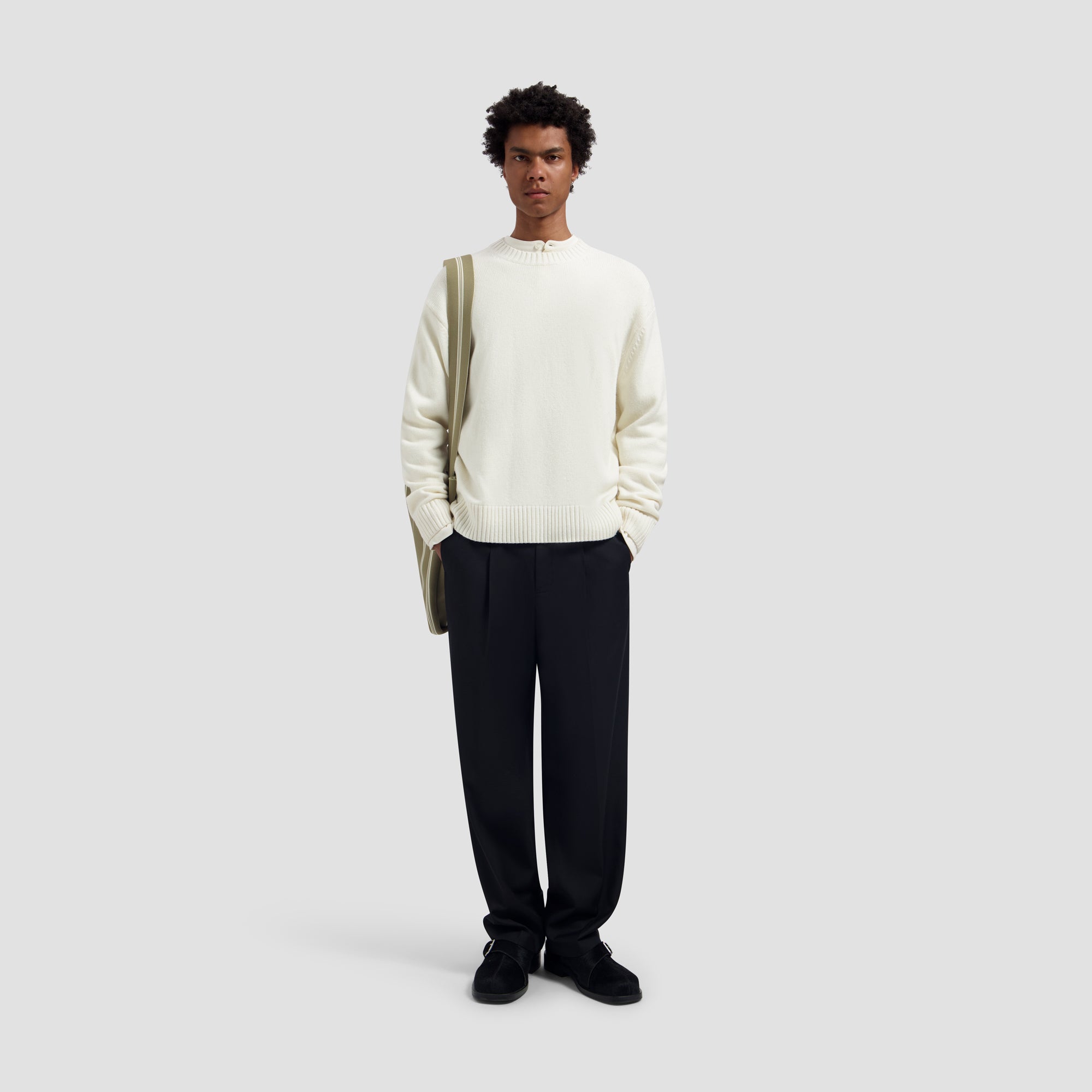 Essential Knitted Crewneck - Off White