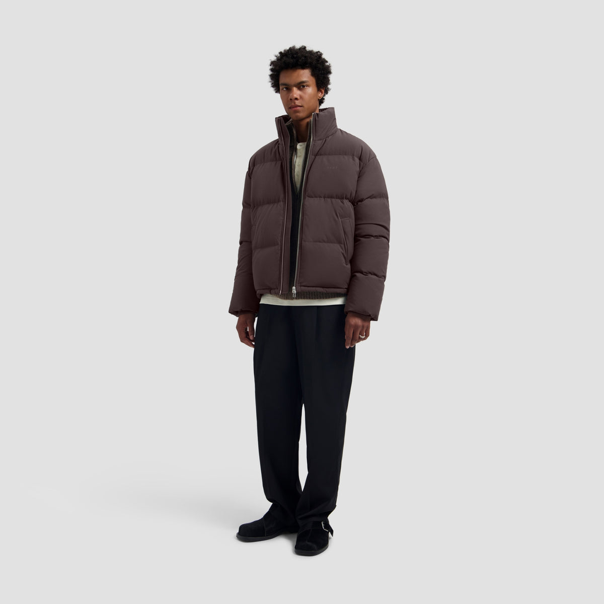 PUFFER JACKET | CHOCOLATE PLUM