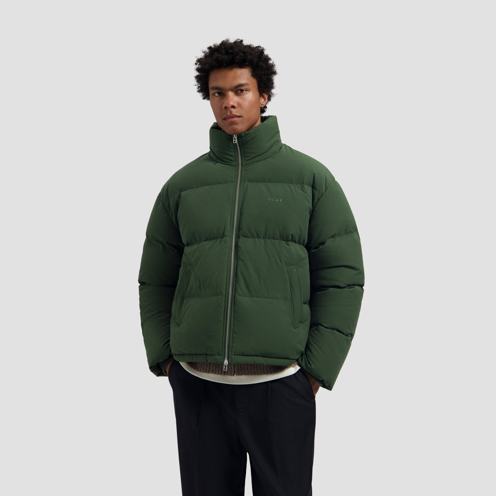 RIPSTOP PUFFER JACKET | KOMBU GREEN