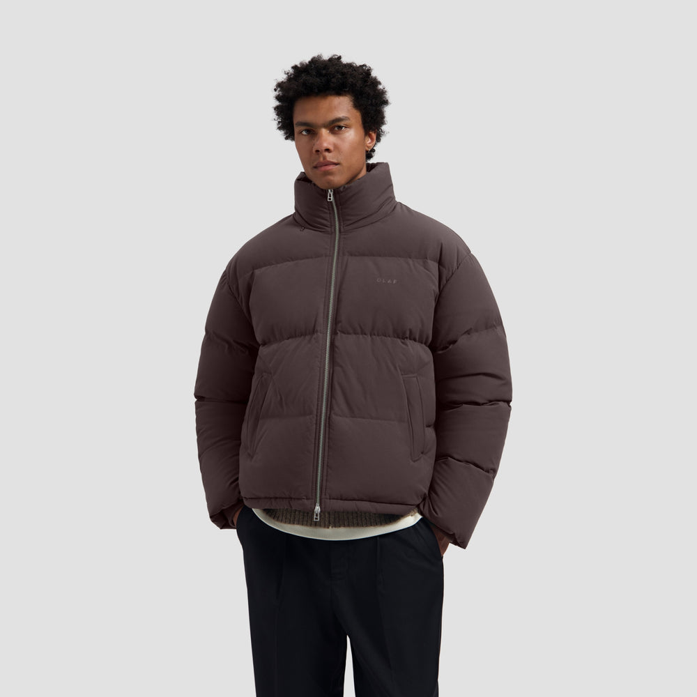 PUFFER JACKET | CHOCOLATE PLUM