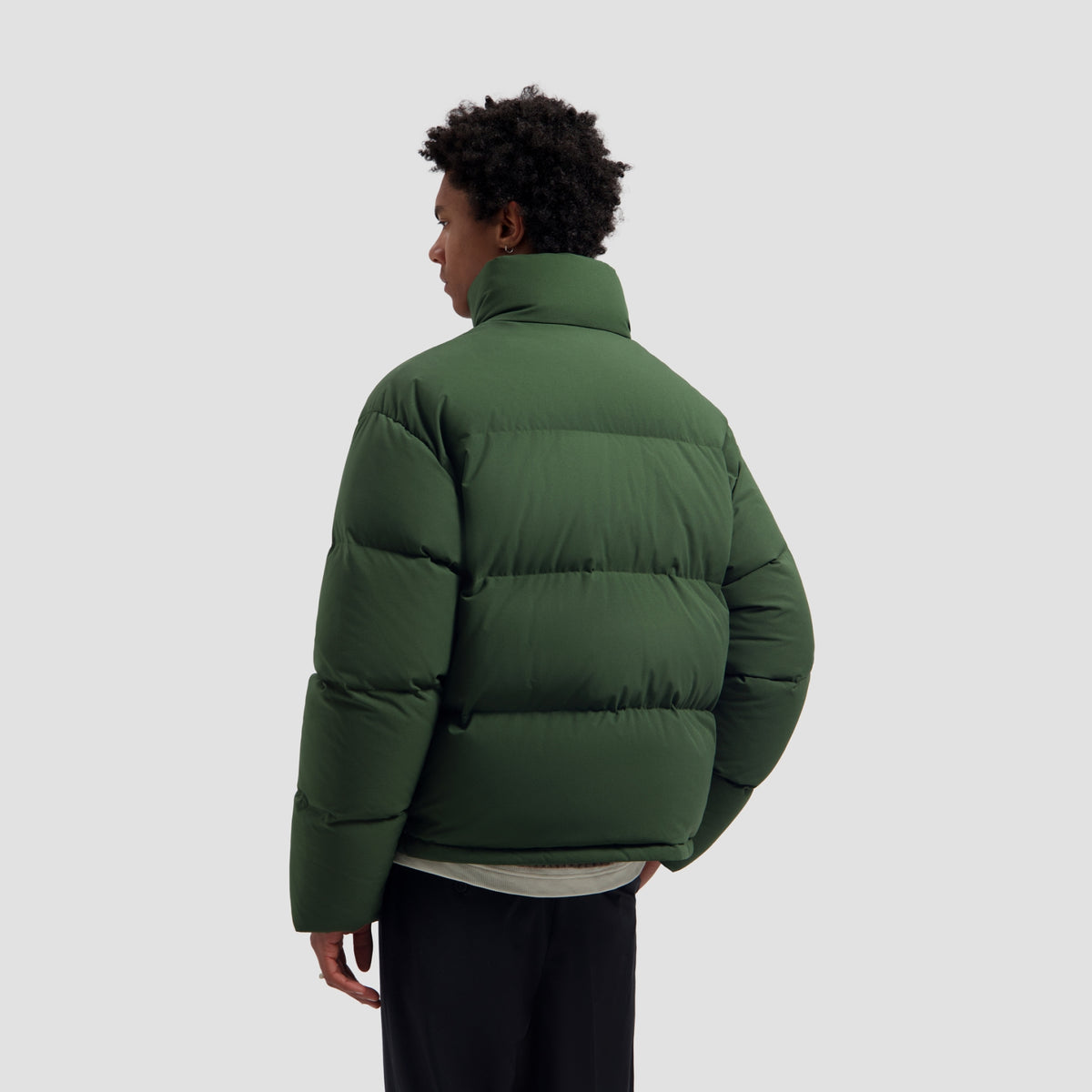 RIPSTOP PUFFER JACKET | KOMBU GREEN