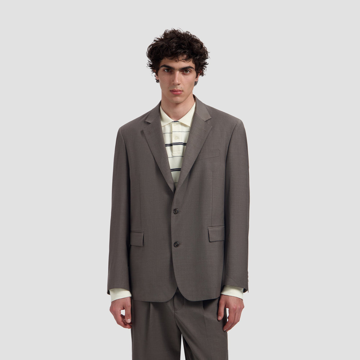 WOOL BLAZER | CHOCOLATE CHIP