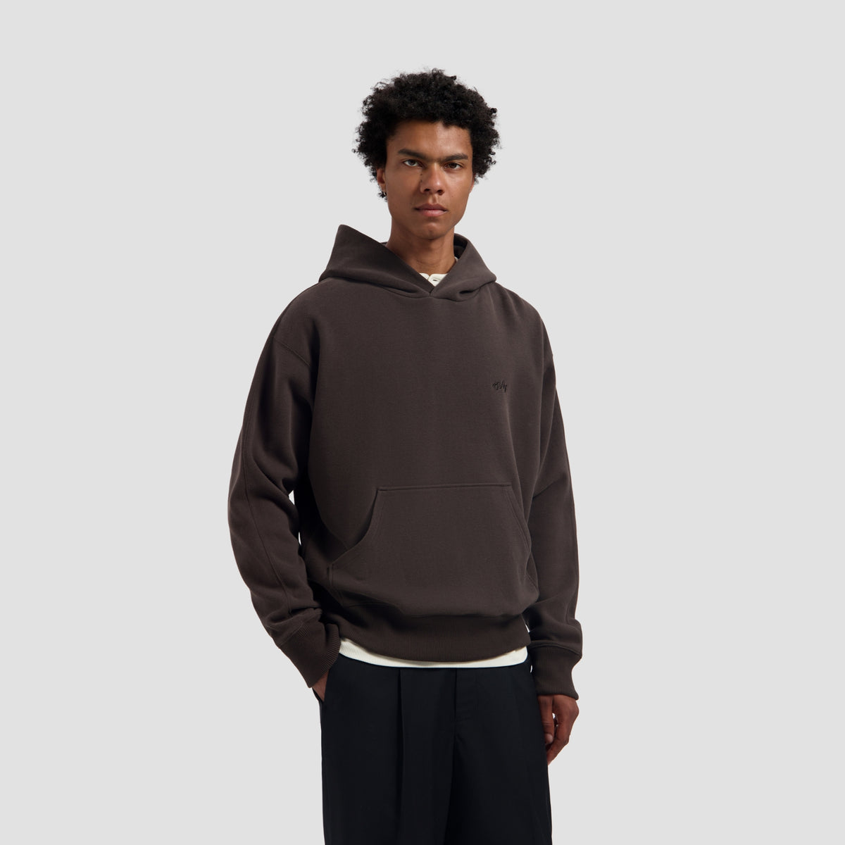 SIGNATURE BOXY HOODIE | CHOCOLATE PLUM
