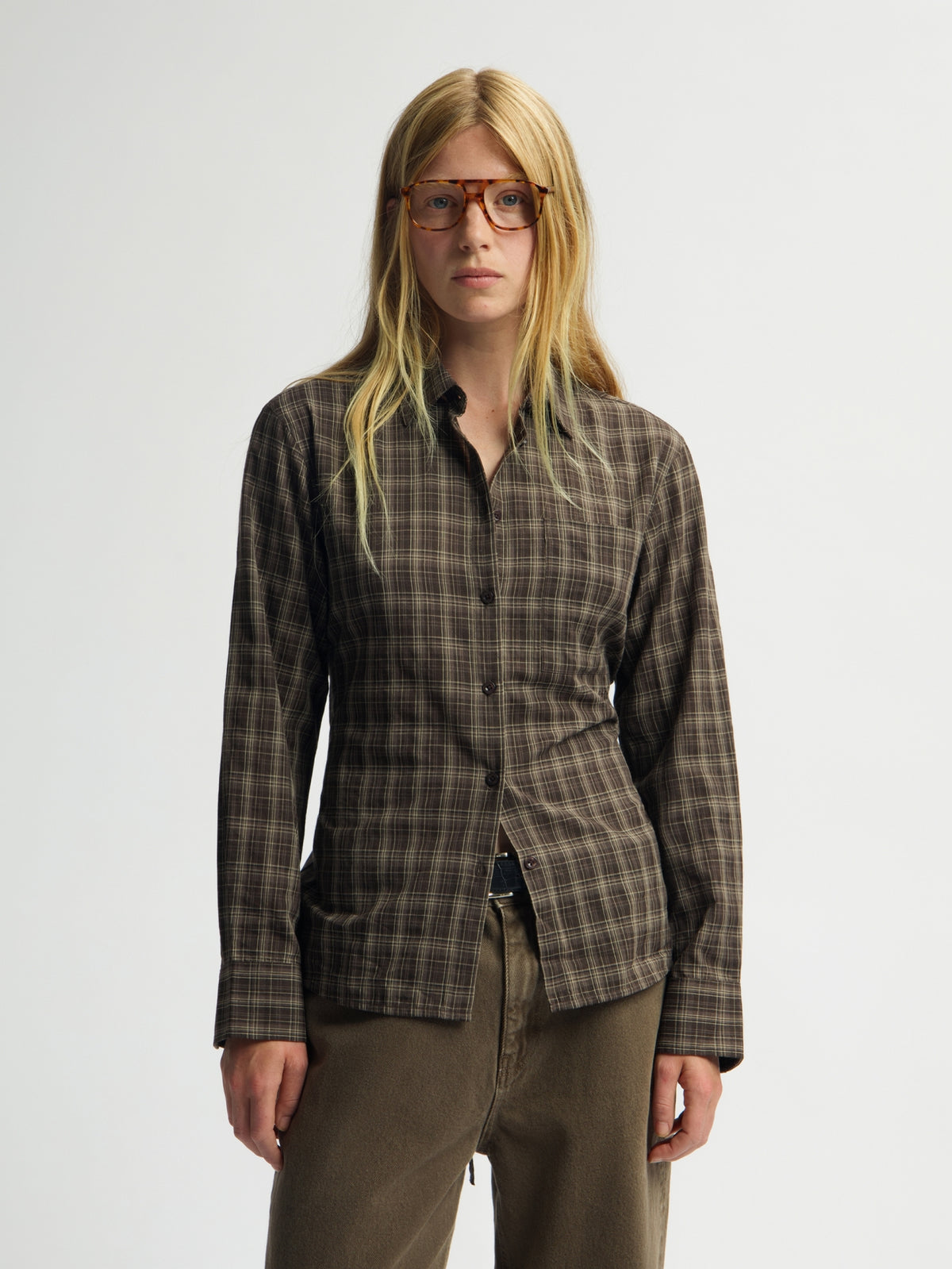 TIE CHECK SHIRT | CHECK