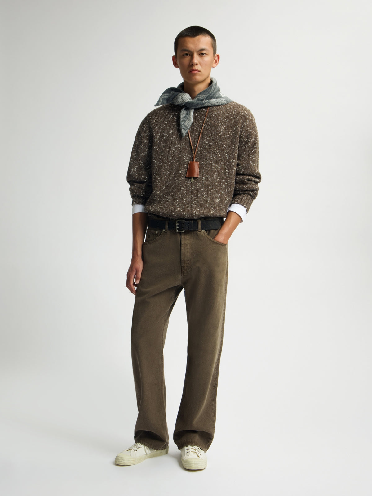 WASHED TWILL REGULAR PANT | BRACKEN