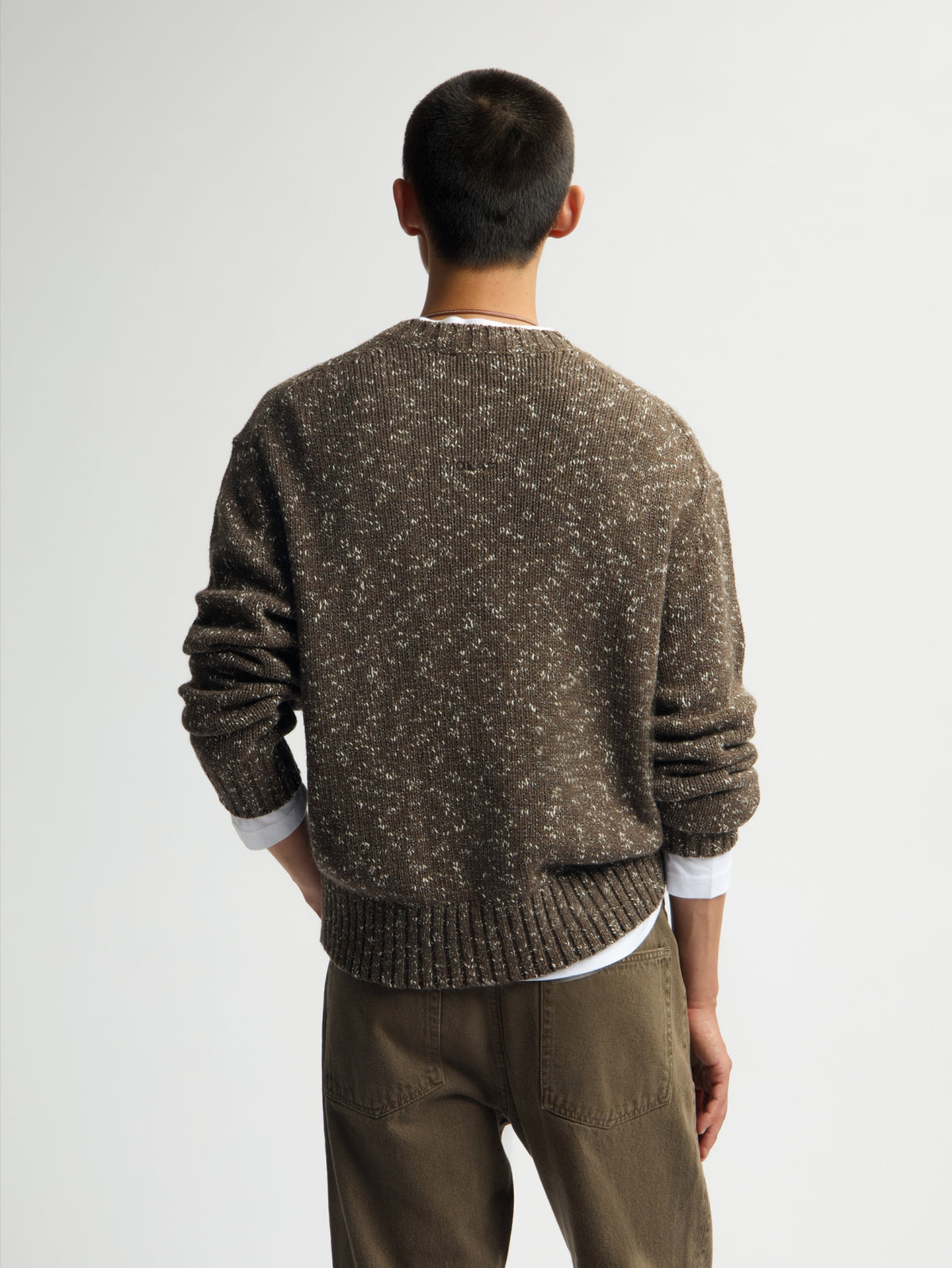 ESSENTIAL KNITTED CREWNECK | BRACKEN