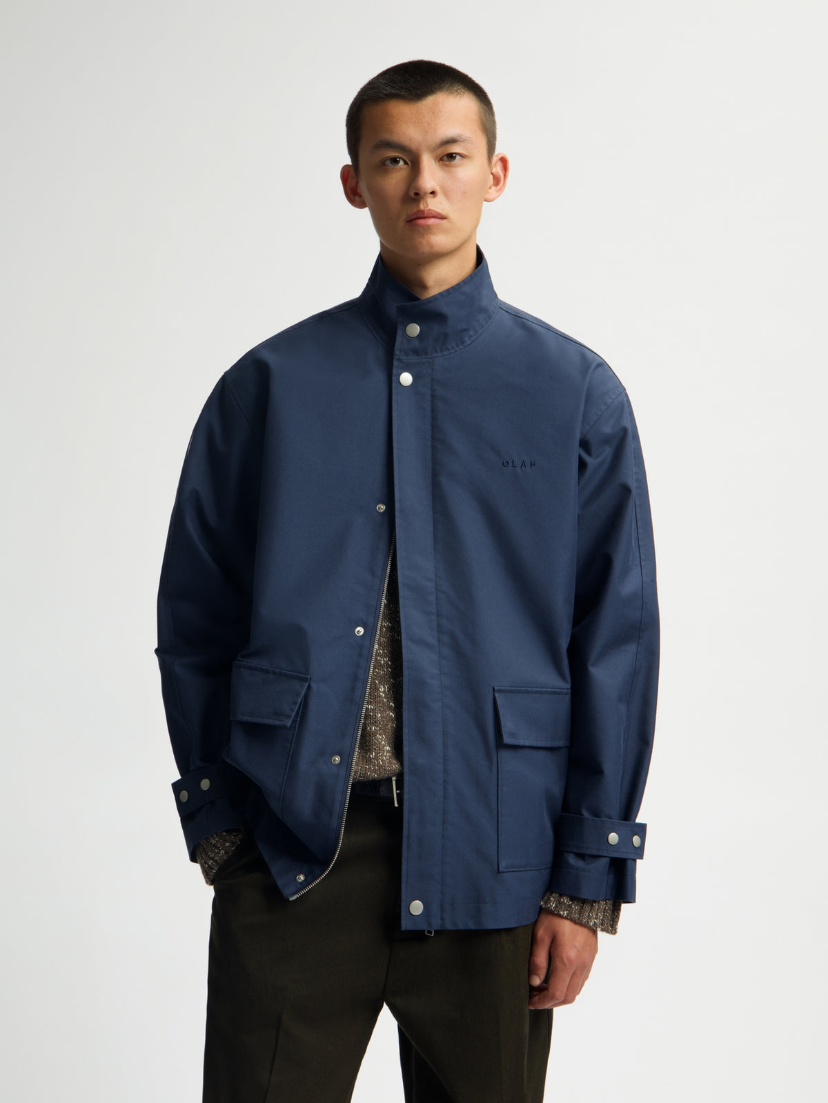 OVERSIZED UTILITY JACKET | NAVY