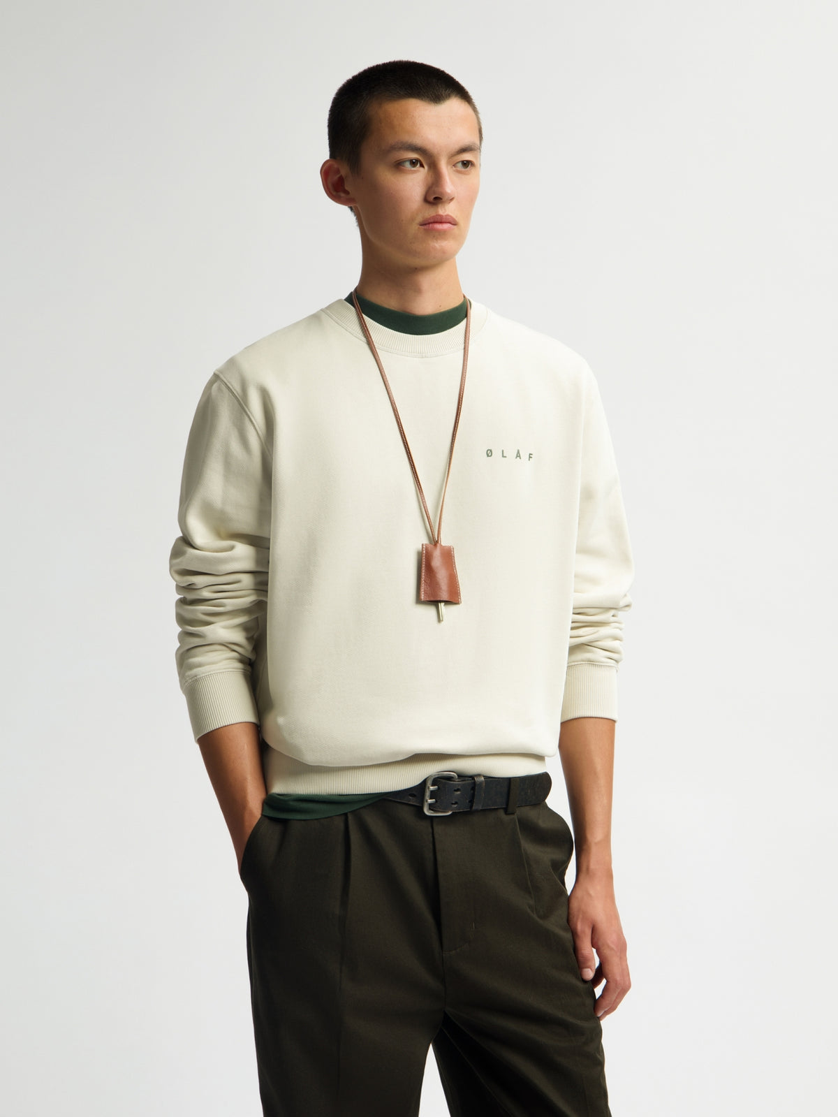 DOILY FACE CREWNECK | ANCIENT SCROLL