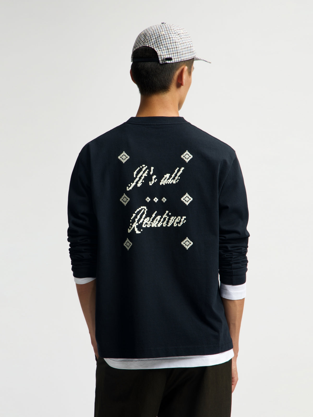 IT'S ALL RELATIVES LS TEE | BLACK