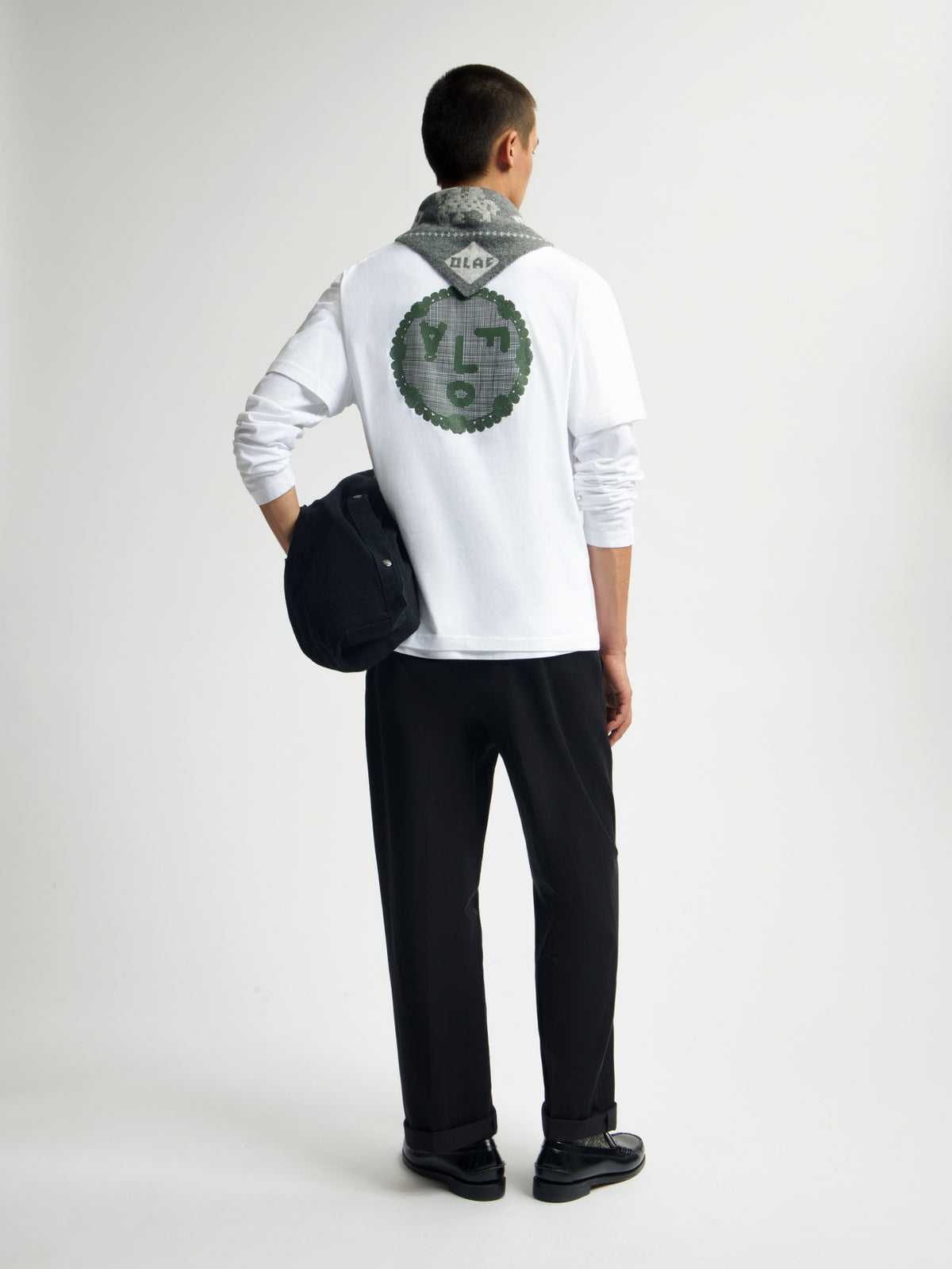DOILY FACE TEE | OPTICAL WHITE