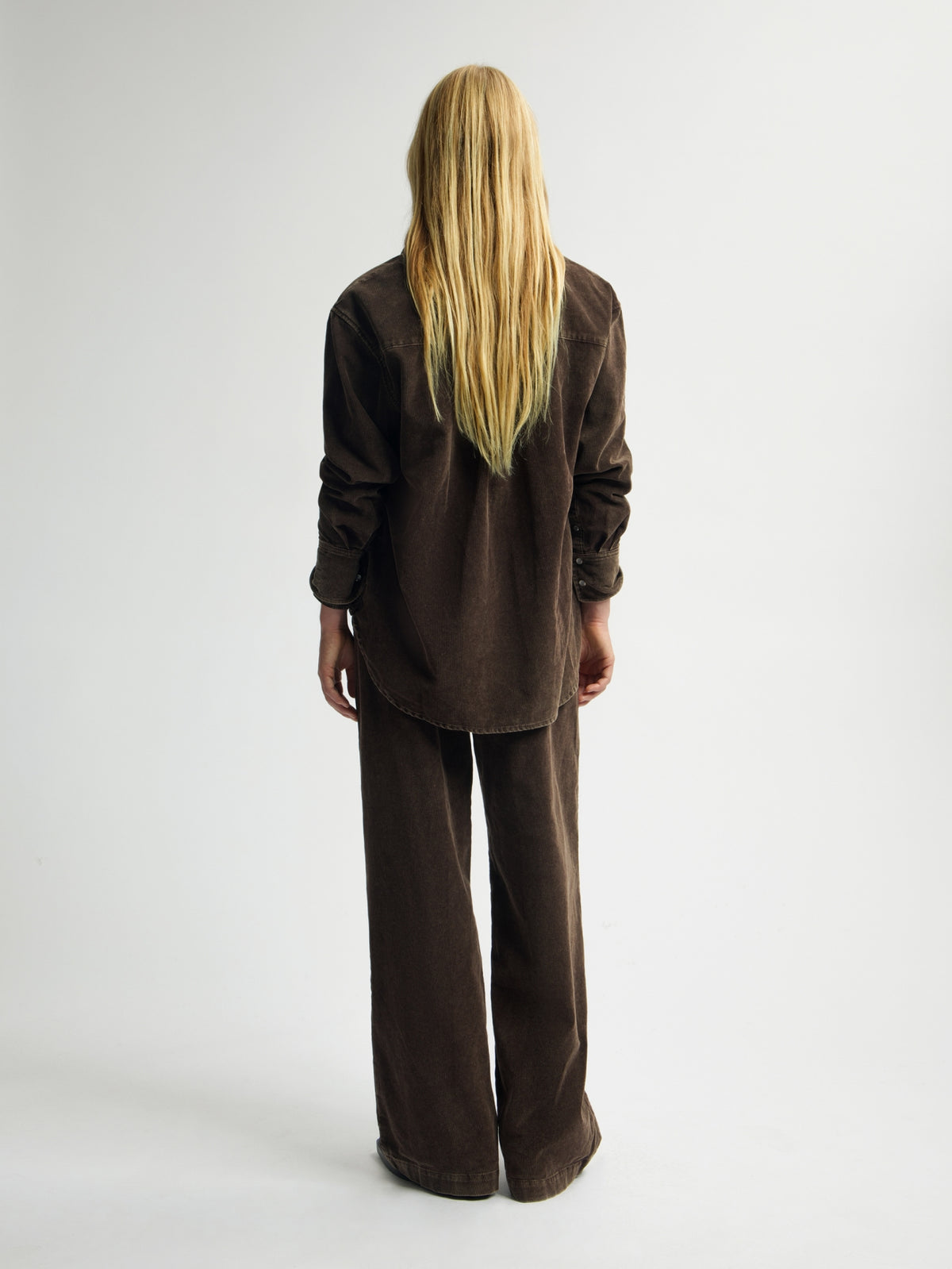 WASHED CORDUROY OVERSIZED SHIRT | BRACKEN