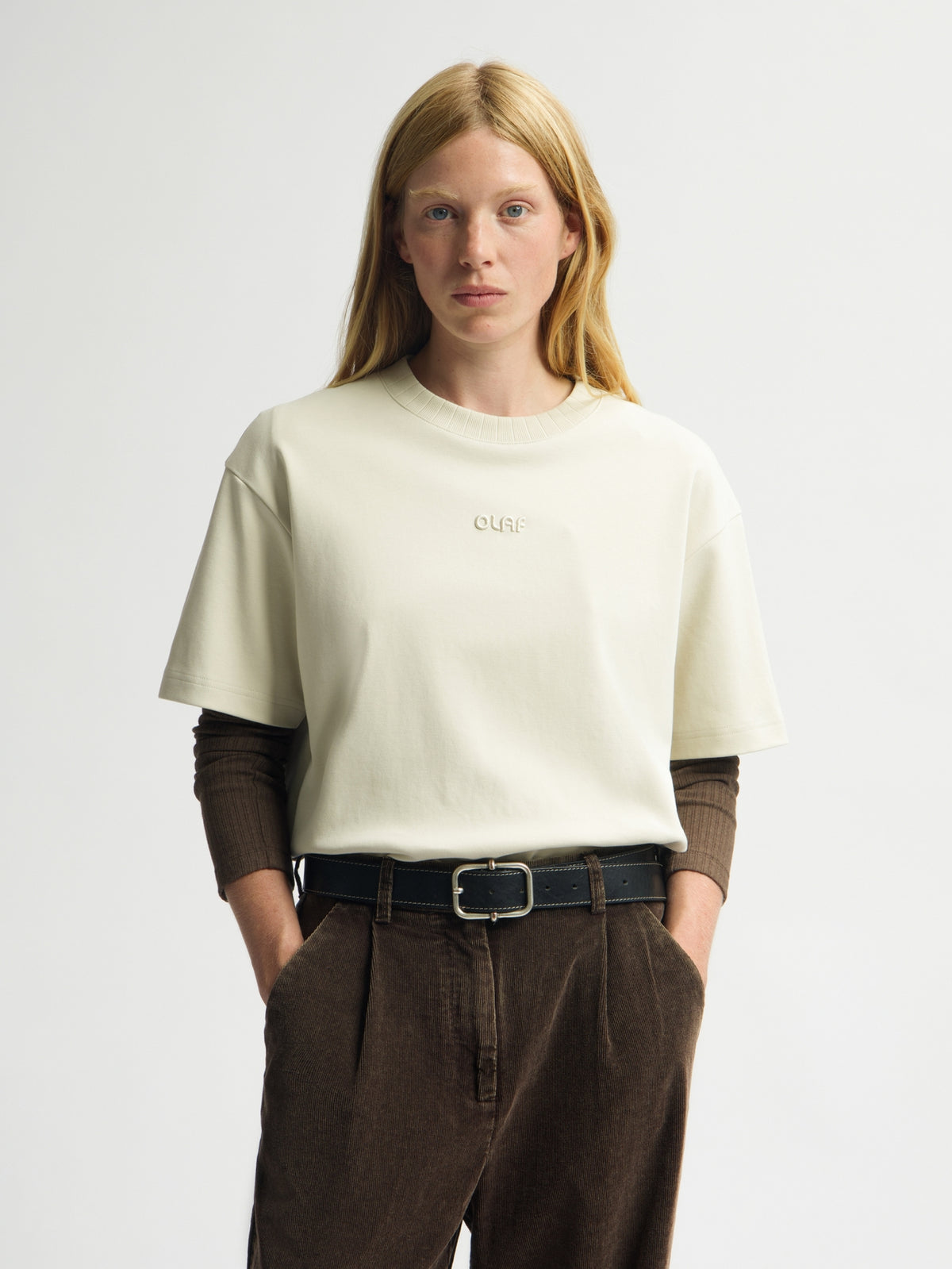 RETRO LOGO BOXY TEE | ANCIENT SCROLL