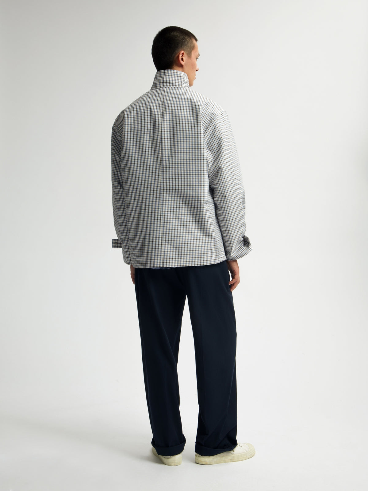 OVERSIZED UTILITY JACKET | BRACKEN / DUSTY BLUE