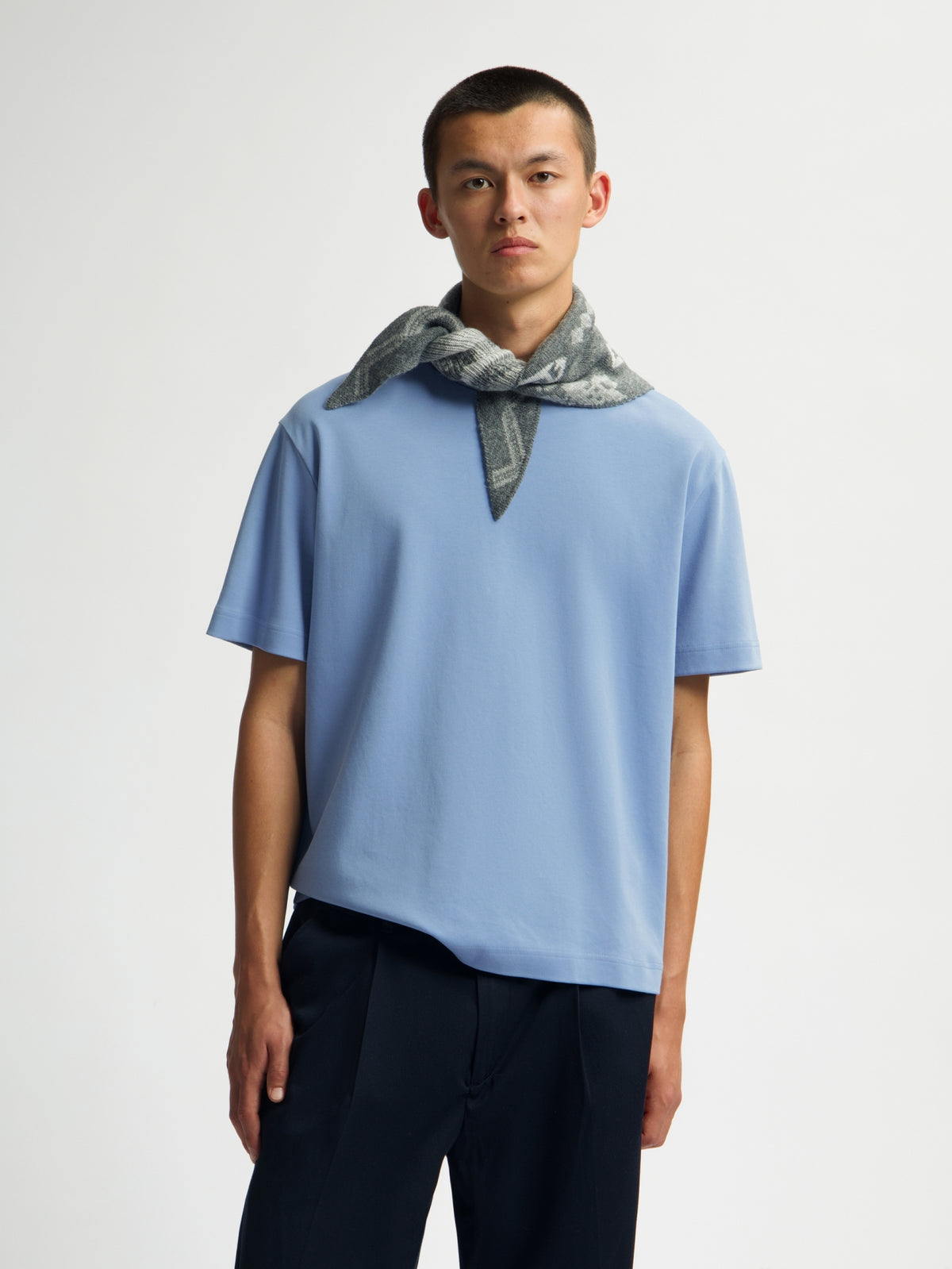 ESSENTIAL TEE | DUSTY BLUE