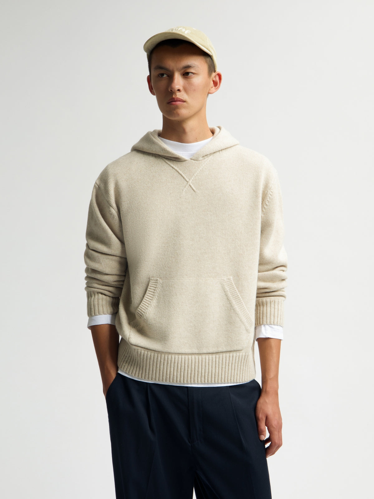 ESSENTIAL KNITTED HOODIE | ANCIENT SCROLL