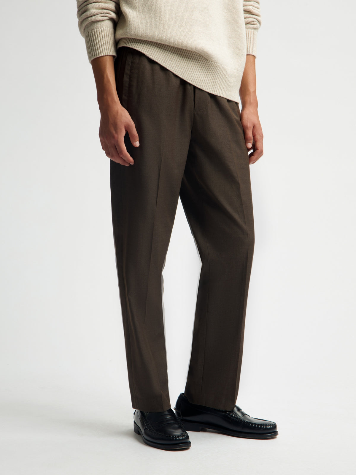 SLIM ELASTICATED PANT | BRACKEN