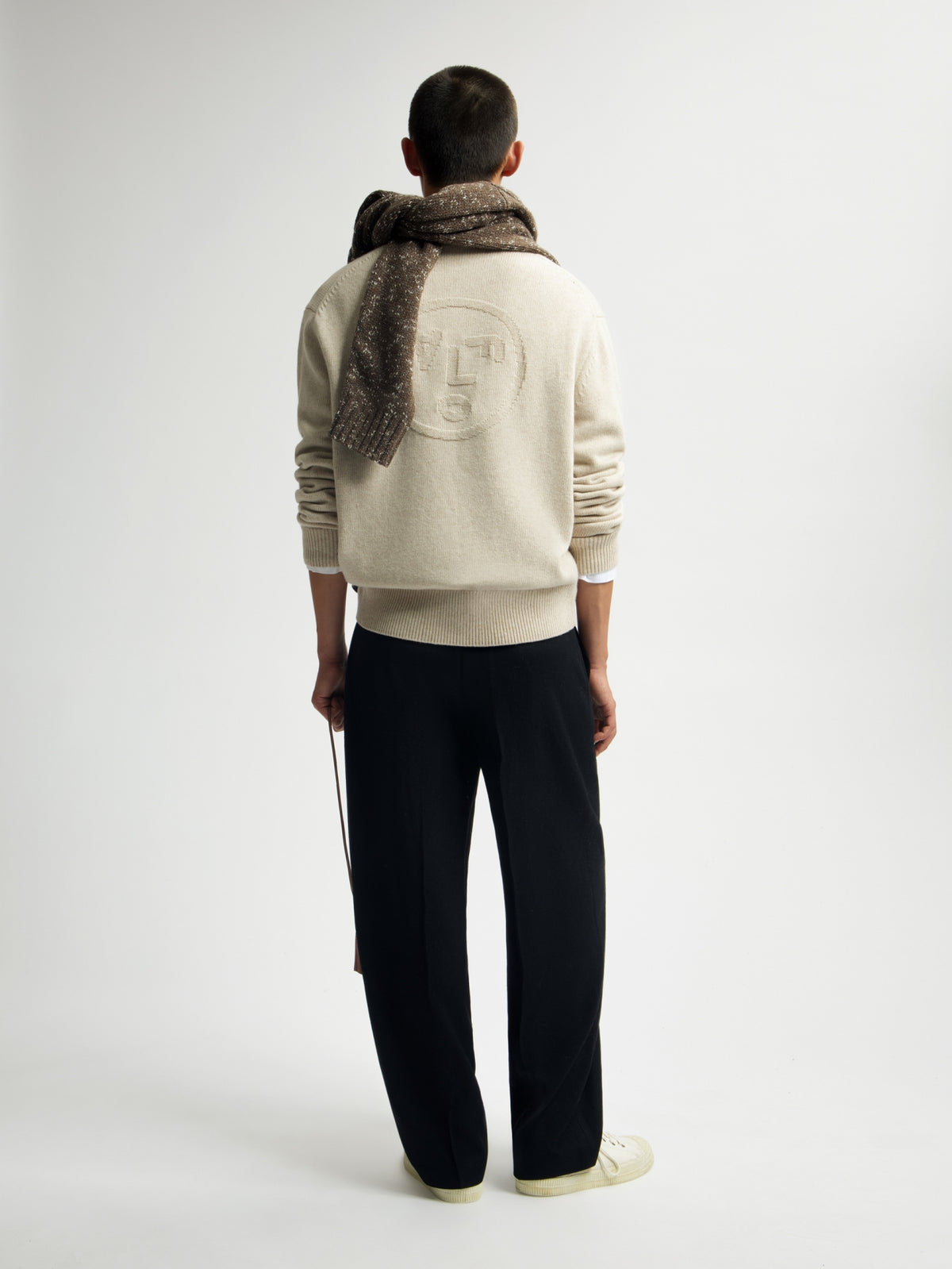 FACE KNITTED CREWNECK | ANCIENT SCROLL