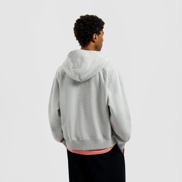 Signature Zip Hoodie - Heather Grey