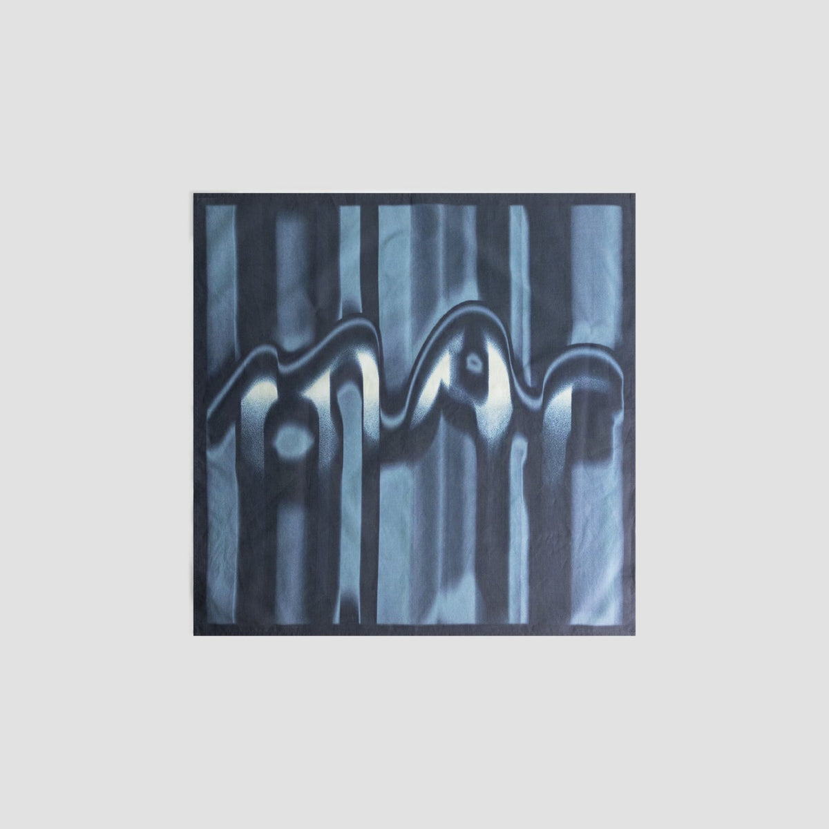 SMUDGE LOGO SCARF | BABY BLUE