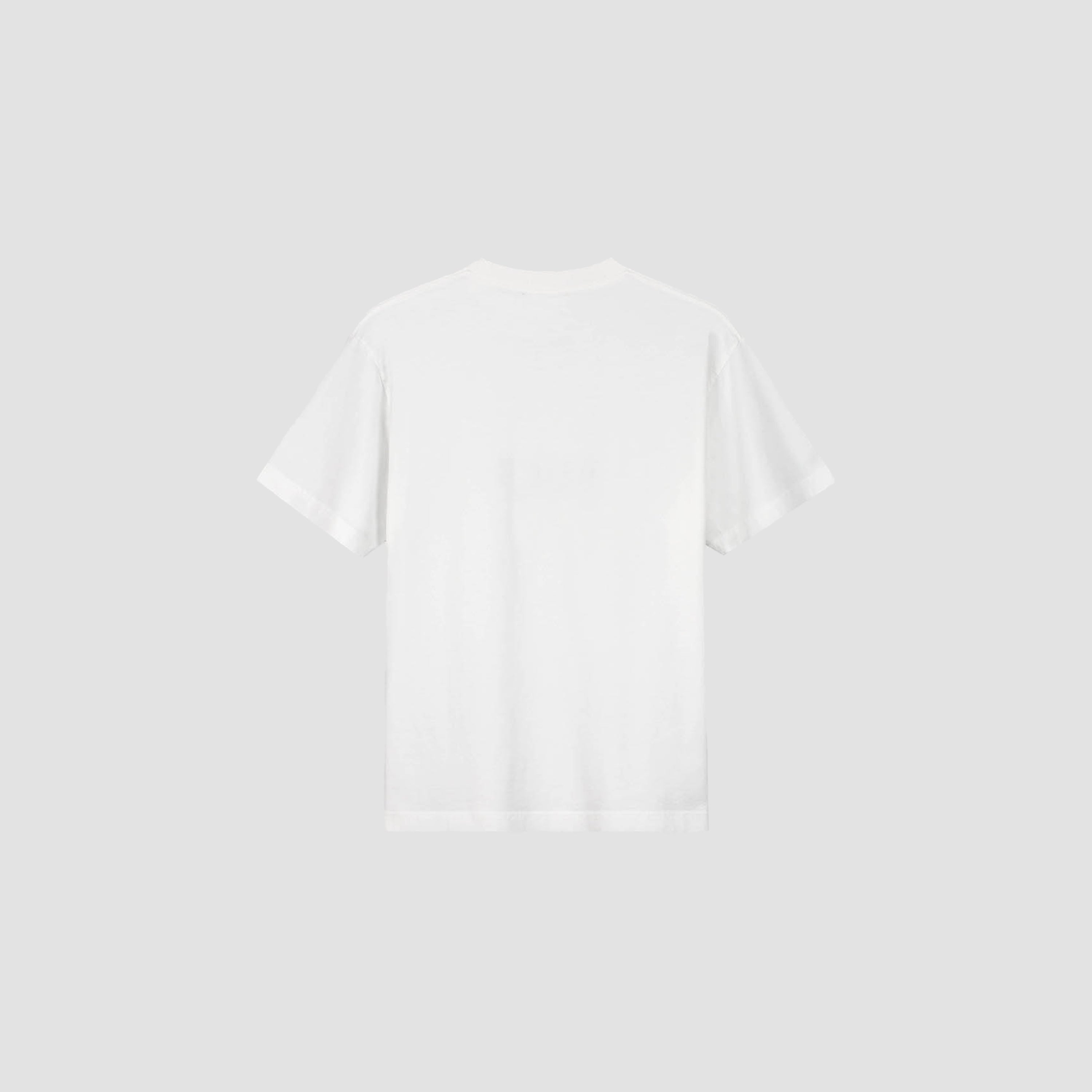 Block Tee - White