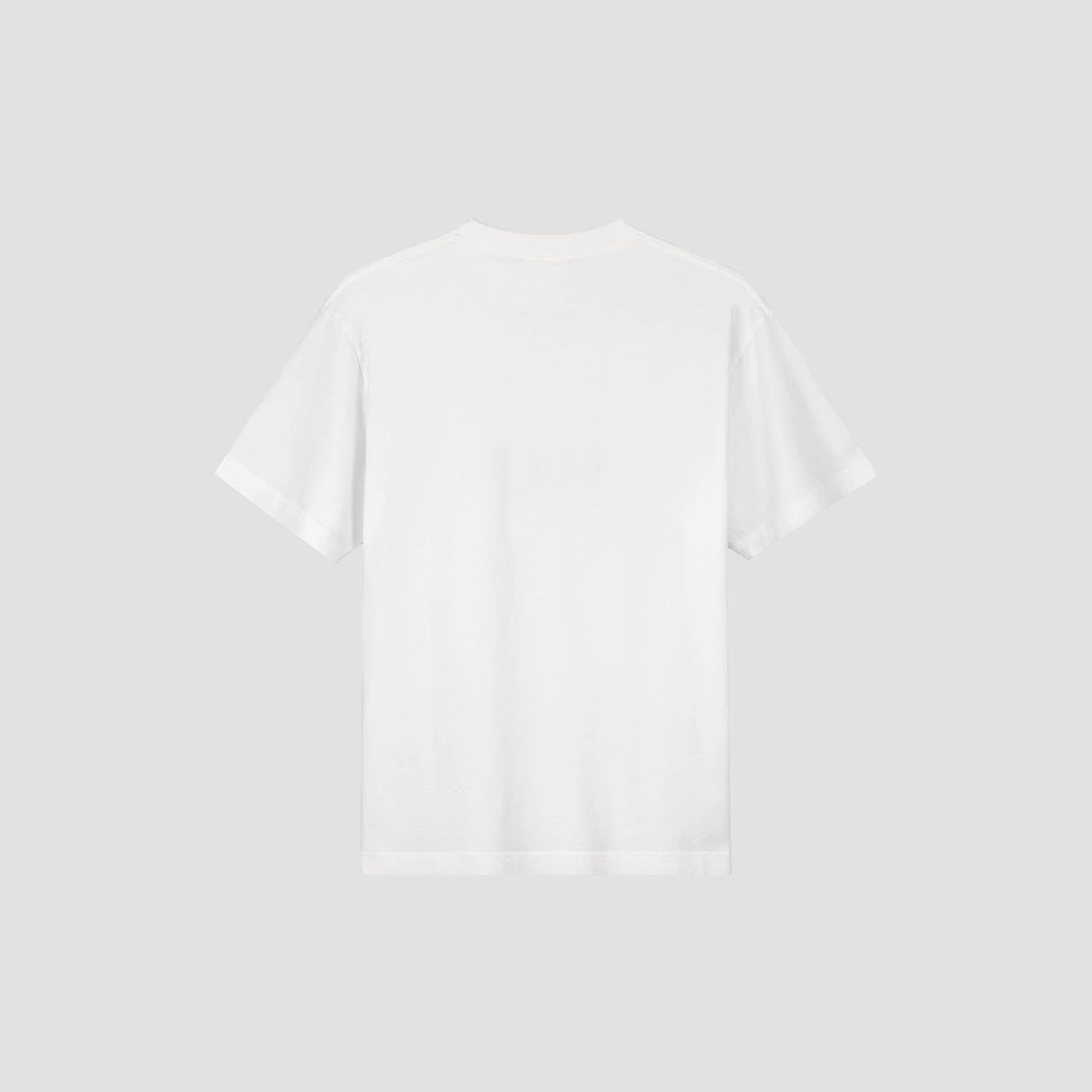 Block Tee - White