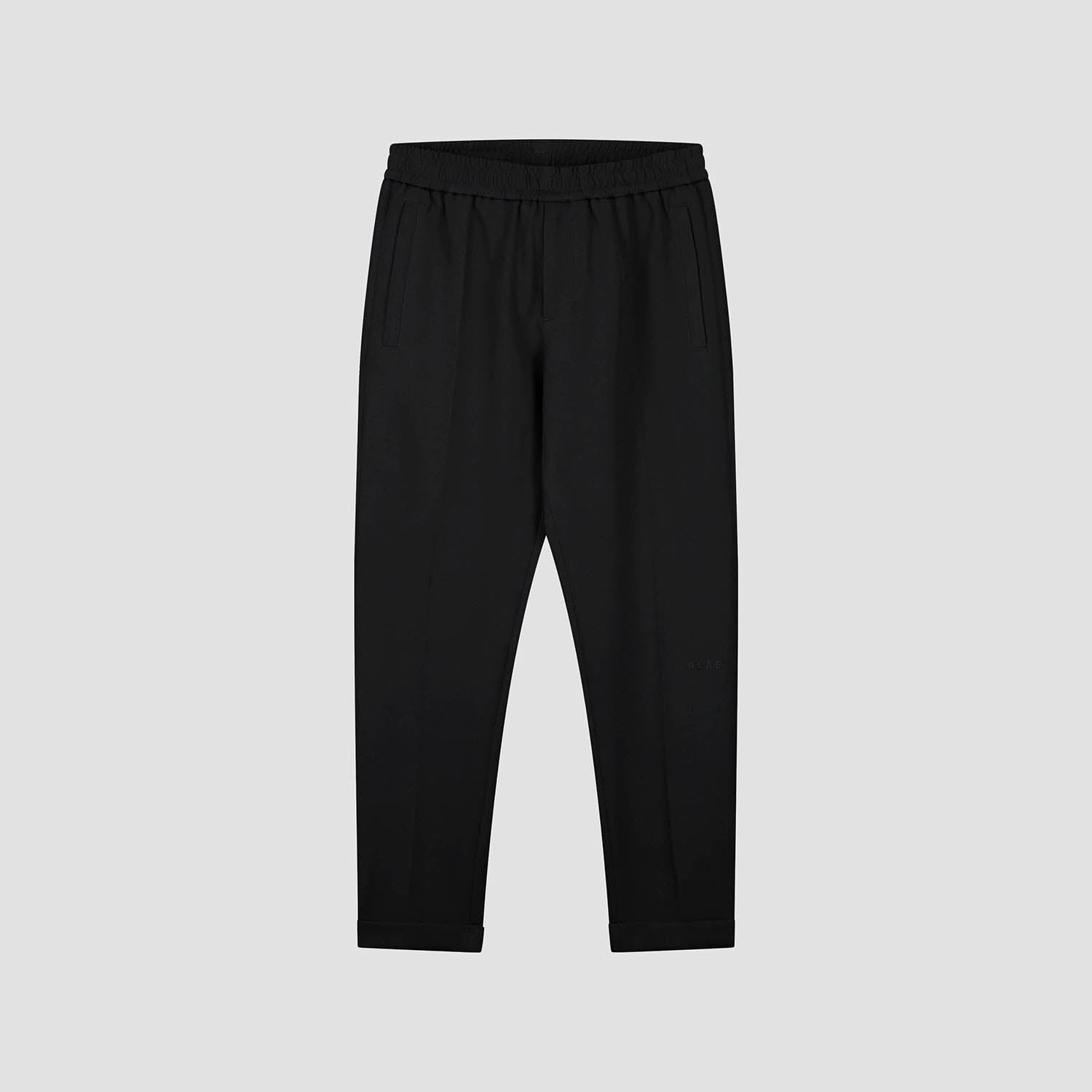 Slim Elasticated Trousers - Black
