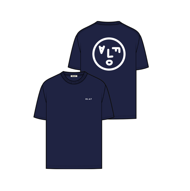 FACE TEE | NAVY